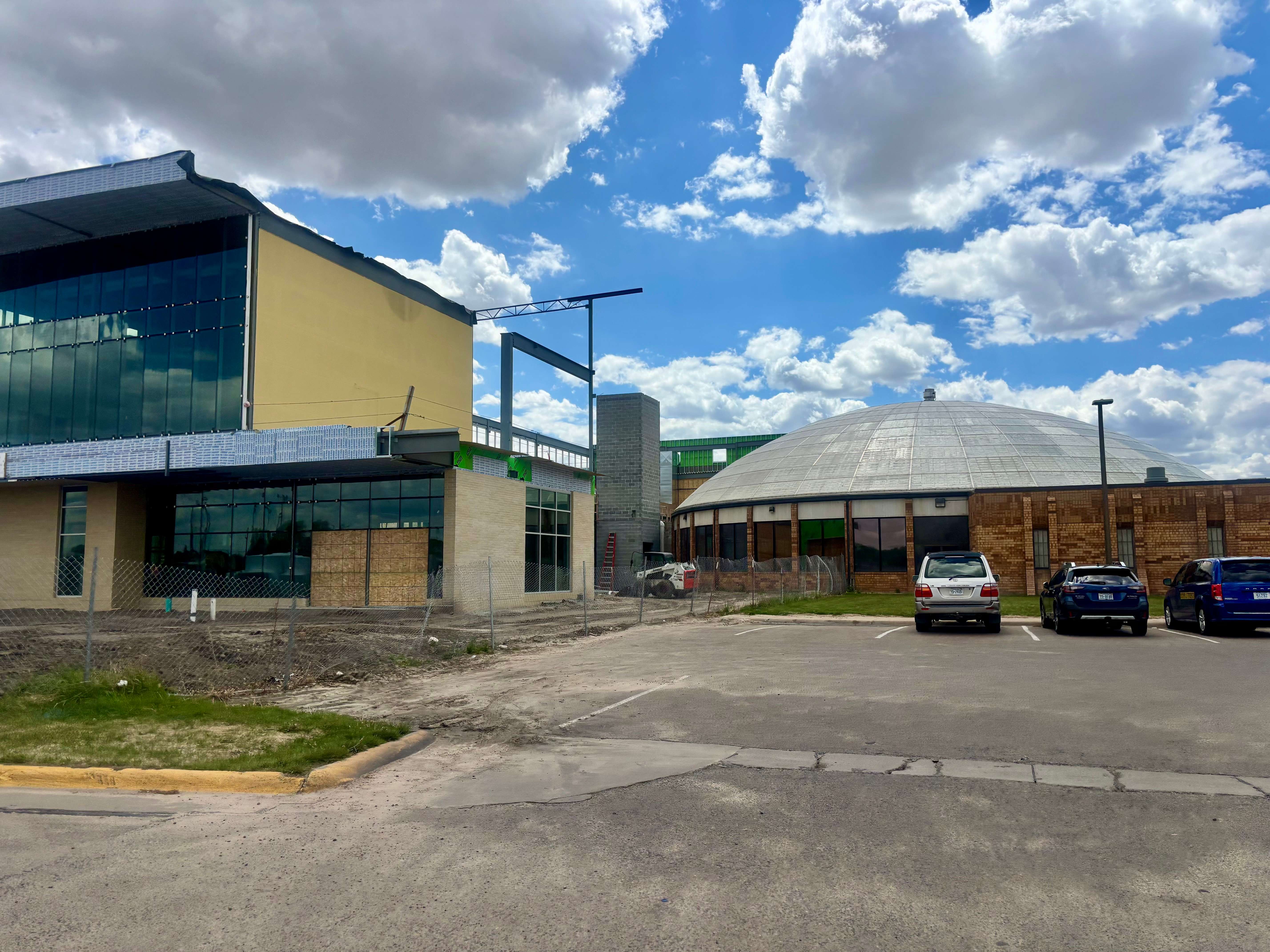 The original dome at the North Platte Rec Center is set to be removed between June 1 and June 14 following the remodel of the facilities. (Allison Peck | The Post)