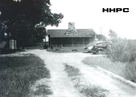 Rivers Banks Orchard - Original Cabin - Dillon Ave. &amp; K-61 - 1947 (Later Dillon Family Cabin). Courtesy of the Conard-Harmon Collection.