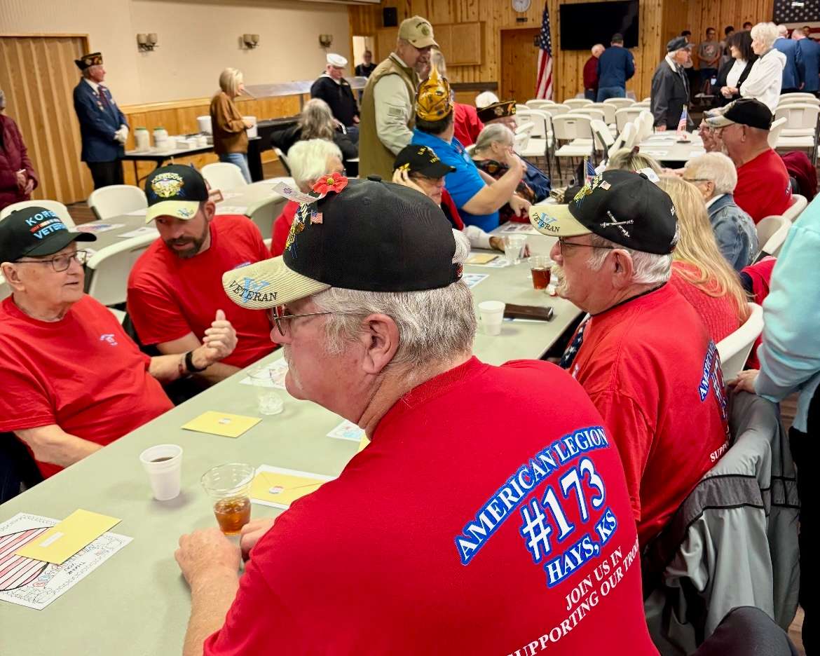 American Legion Post 173 members at National Day of Prayer ceremony earlier this month at the VFW Ballroom. Courtesy photo