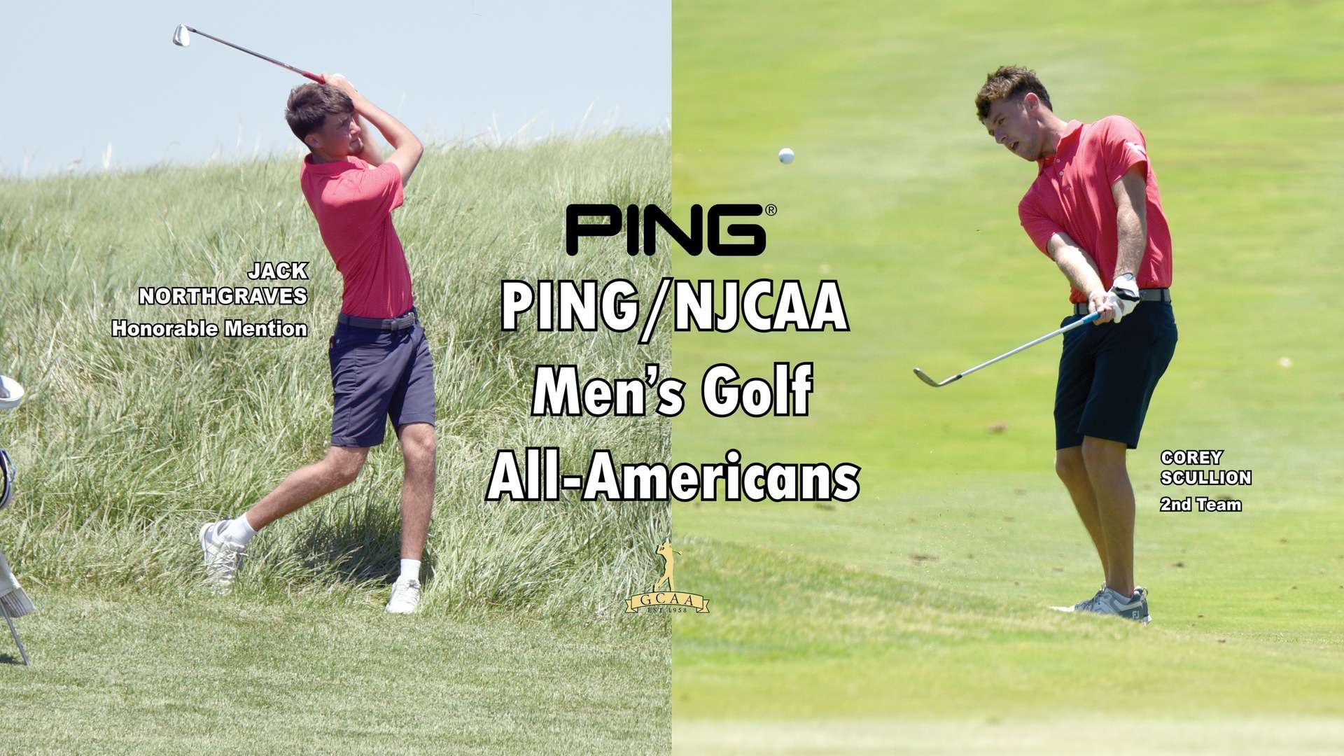 Blue Dragon sophomore Corey Scullion was named a second-team PING NJCAA All-American golfer and sophomore Jack Northgraves was an honorable mention selection.