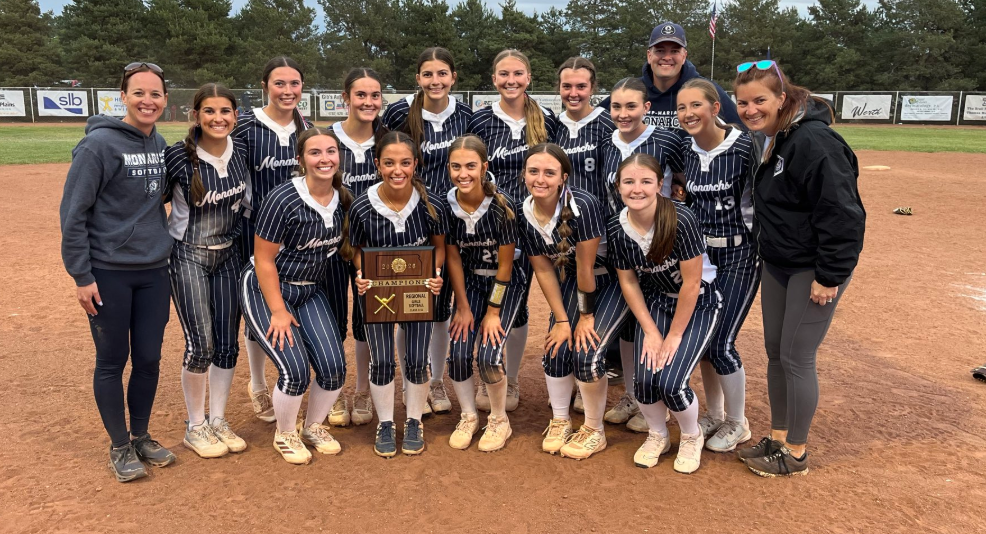 TMP softball claimed Wednesday regional championship and are headed back to state. Courtesy TMP-Marian