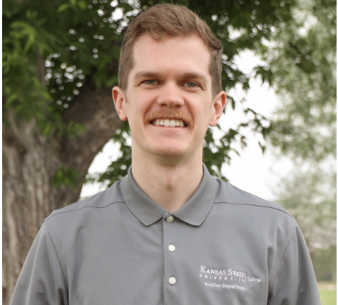 Chad Fridley, senior in professional pilot, Shawnee