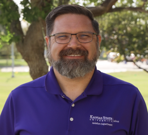 John Dahl, a teaching assistant professor in the professional pilot degree program