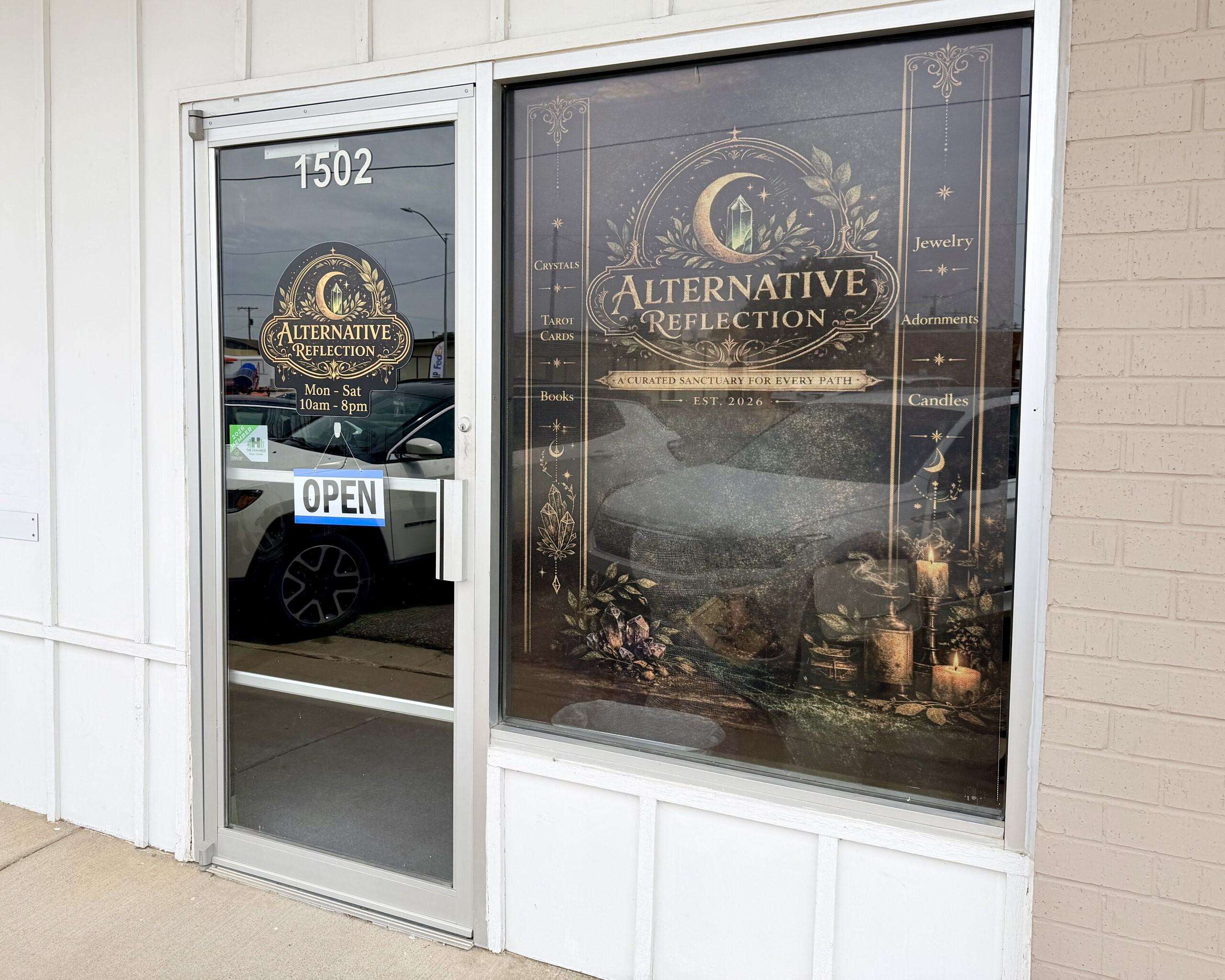 The front entrance of Alternative Reflection in Hays, 1502 Vine Street. Photo by Tony Guerrero/Hays Post