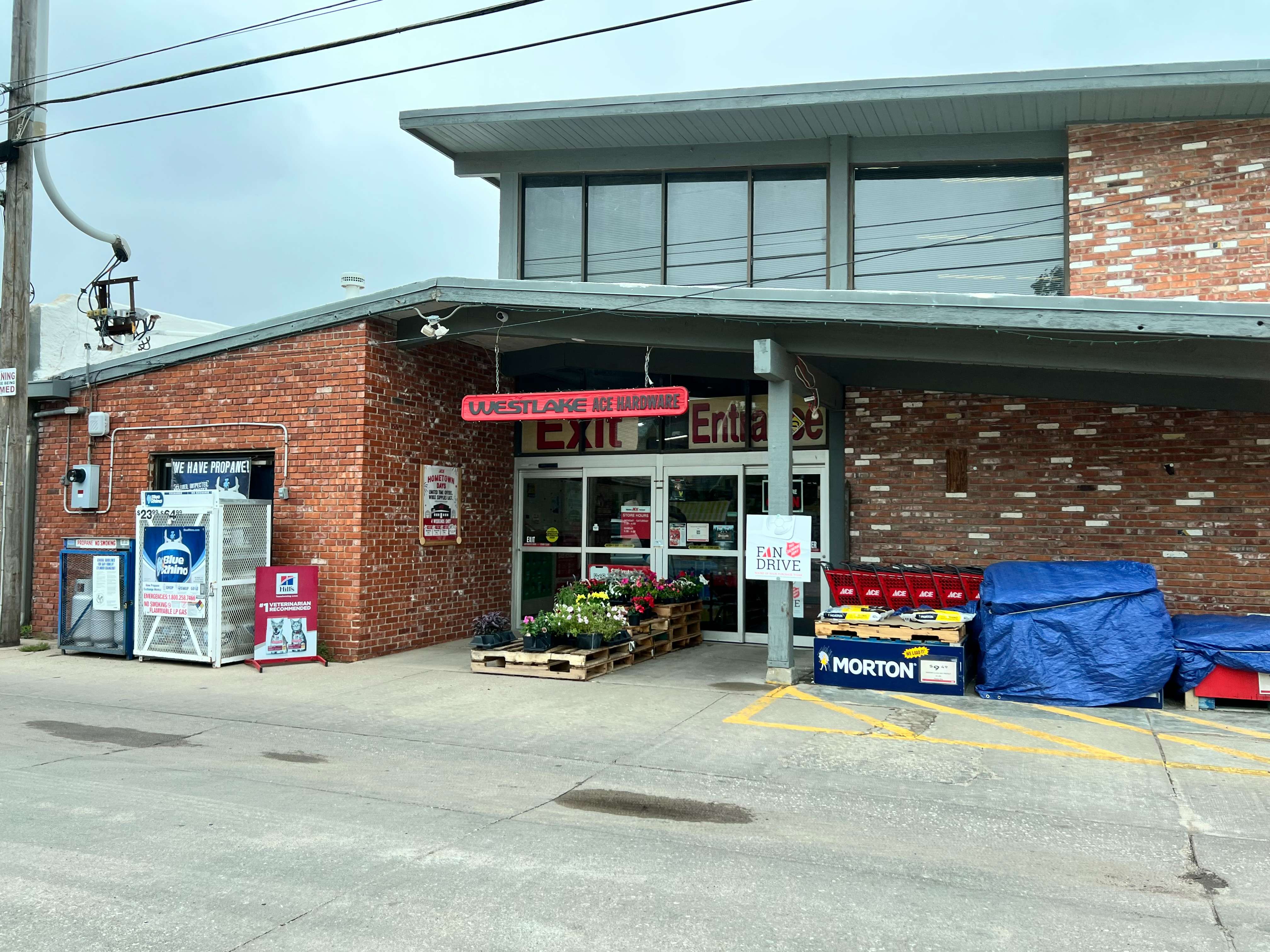Westlake Ace Hardware at 1304 N. Main St. in Hutchinson is seen Thursday, May 21, 2026. The company plans to remodel and expand the North Main location before merging its South Main store into the location in 2027. (Hutch Post Photo/Sean Boston)