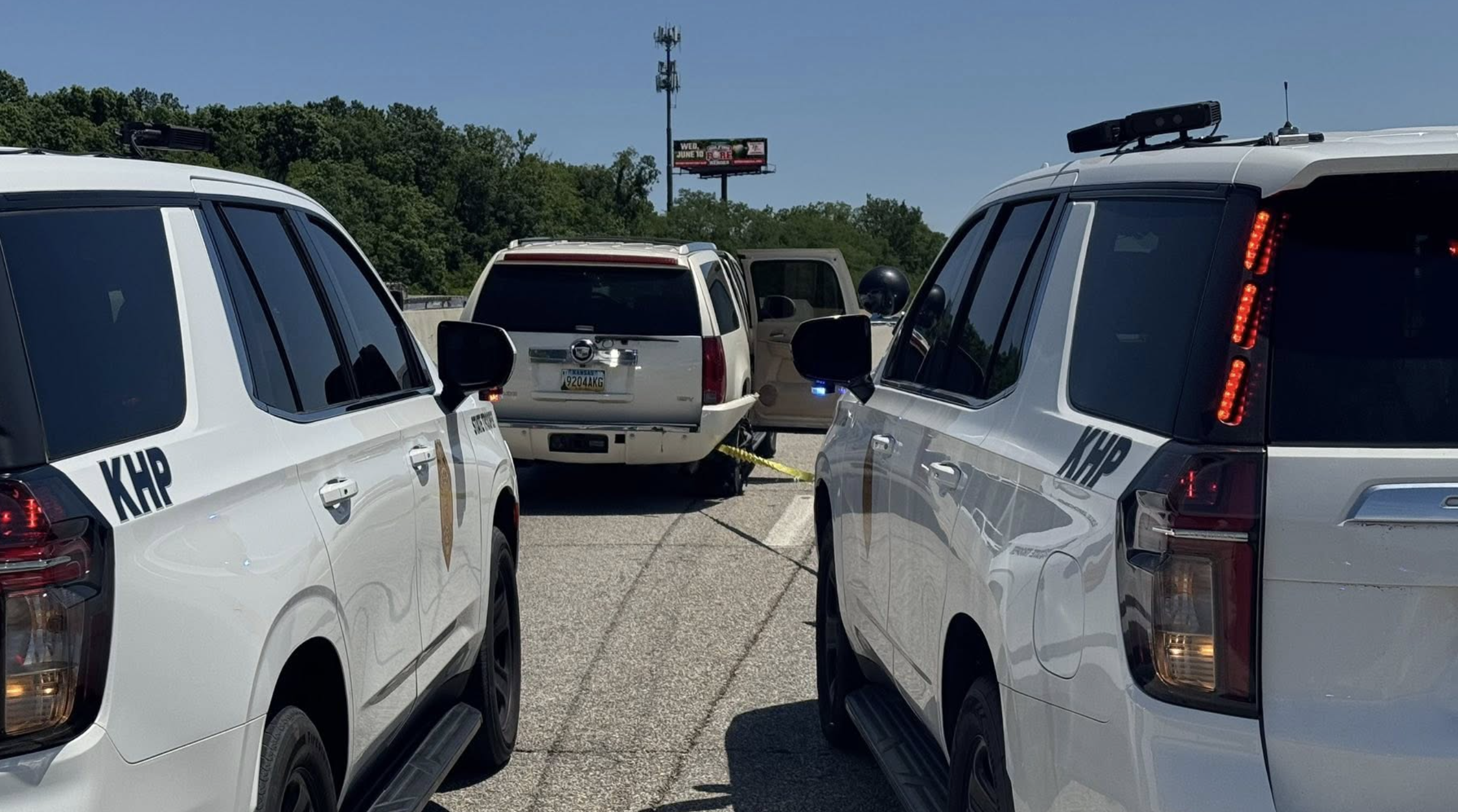 -Troopers deployed the Grappler to end the pursuit -photo KHP