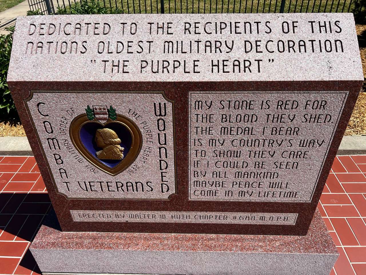 Purple Heart commemoration at Sunset Park - Photo by Nicolas Fierro