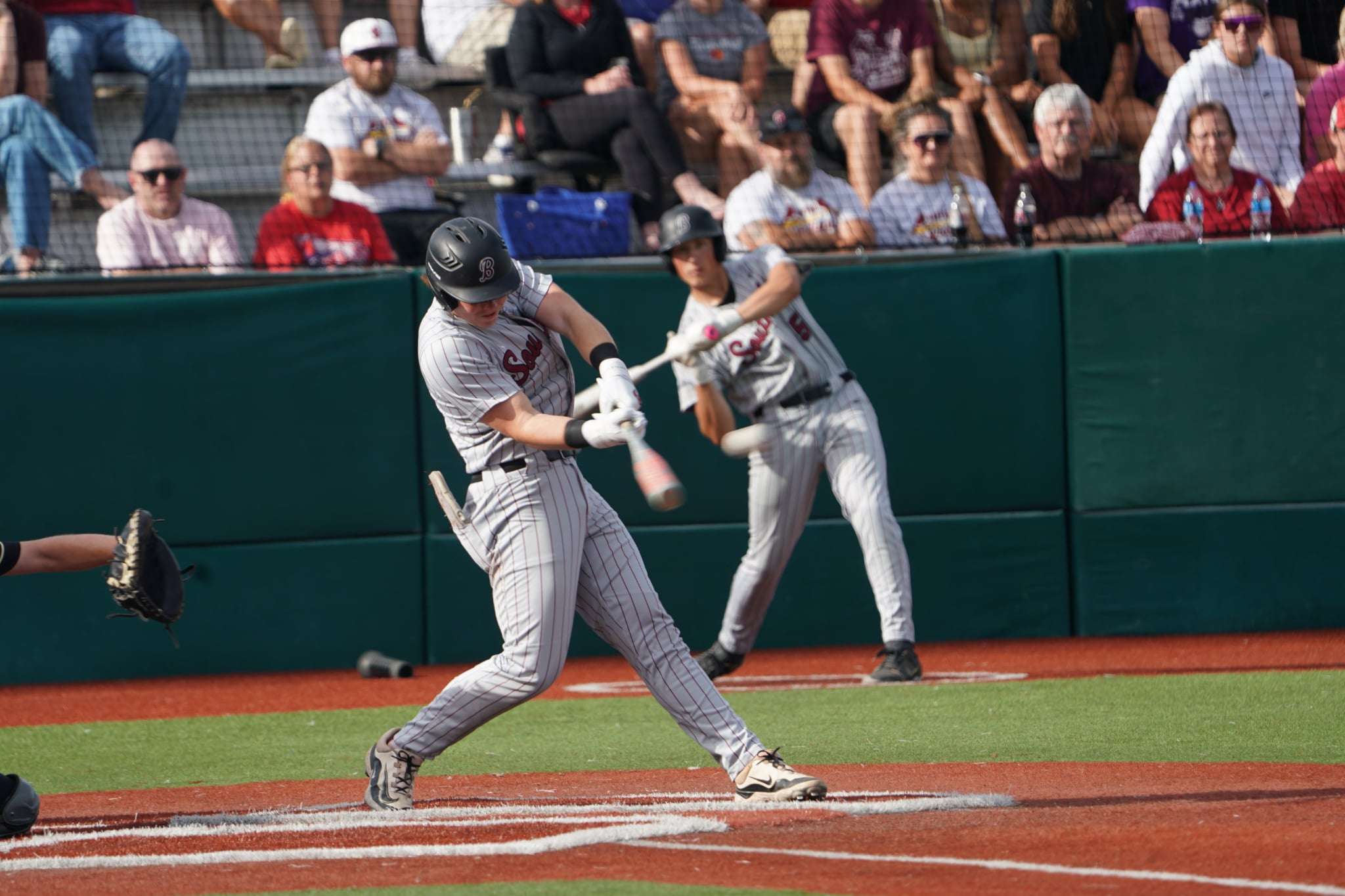 Boston Cook was 1-for-2 with a double and a walk as Benton fell to Excelsior Springs 8-4 in the Class 4 sectional round/ Photo by Clifton Grooms
