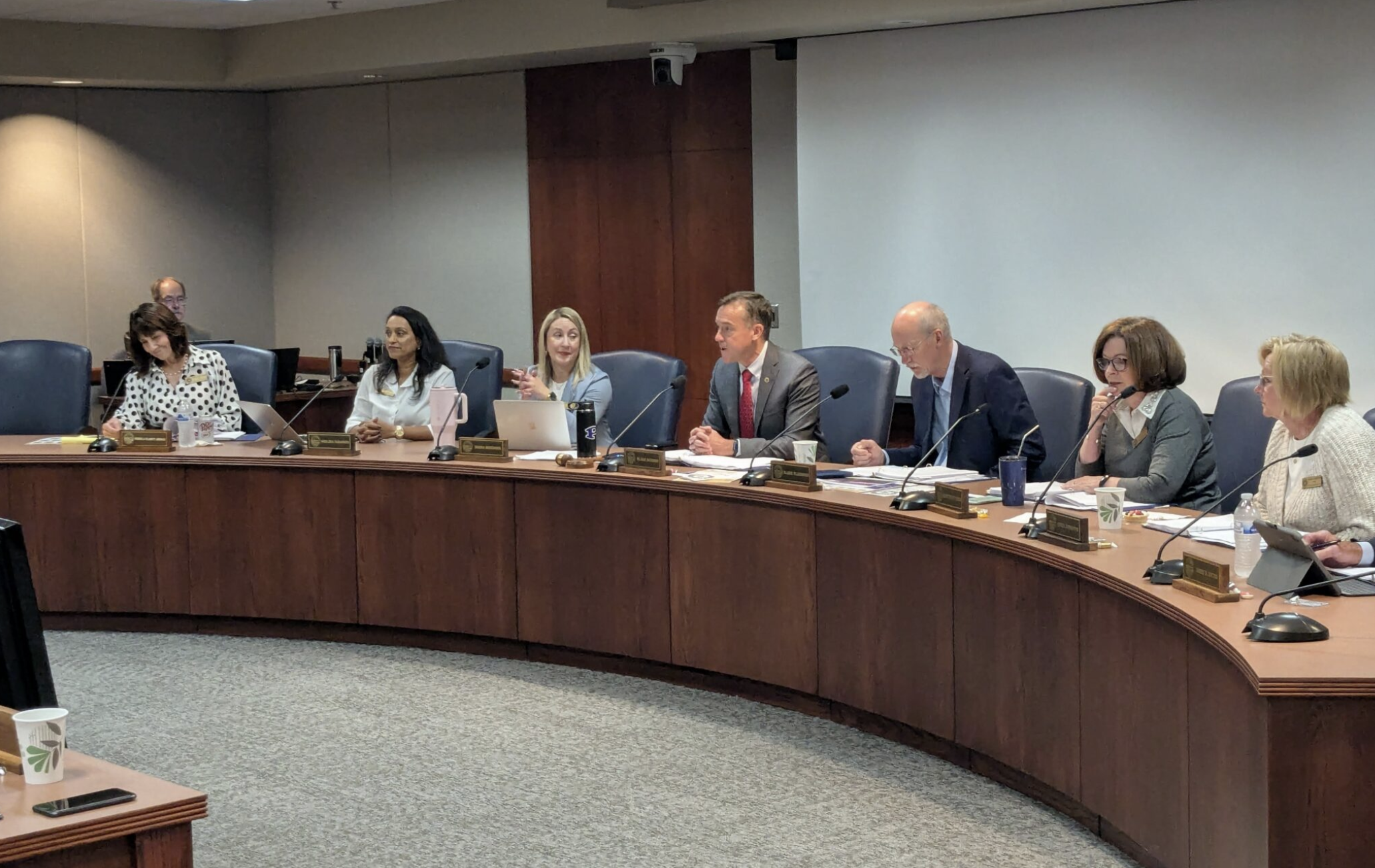 The Kansas Board of Regents is scheduled to vote in June on tuition proposals for the 2026-2027 academic year at public universities in the state's higher education system. While Emporia State University wants to hold tuition flat, requested increases range from a low of 3.5% at Pittsburg State University to a high of 6% at Fort Hays State University. (Photo by Tim Carpenter/Kansas Reflector)