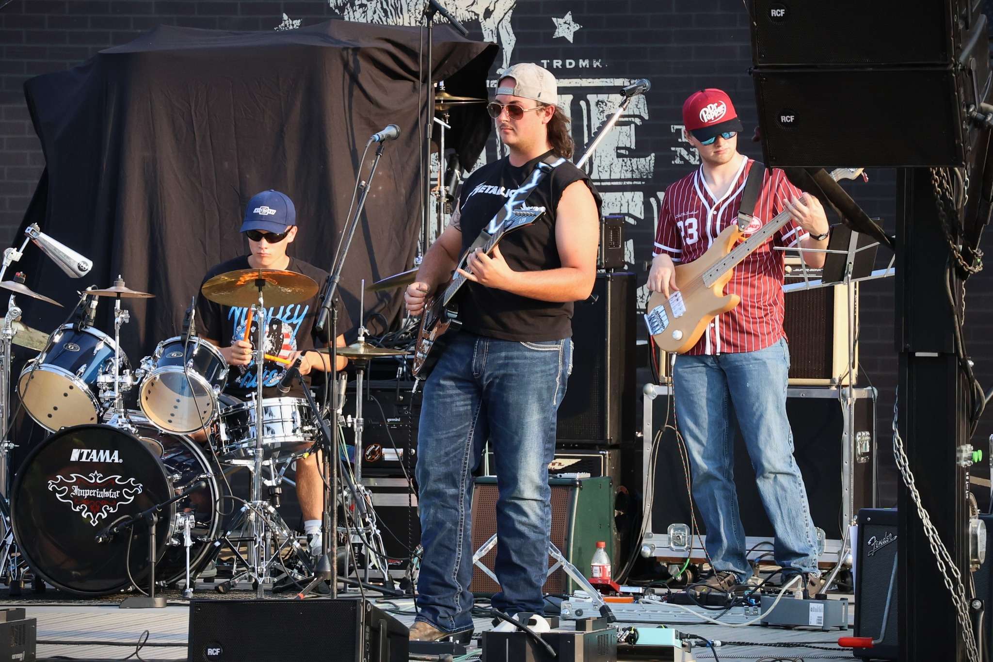 The Dominos performing at the 2025 Buzzard Bash in WaKeeney. Photo by Morgan Brown/Courtesy