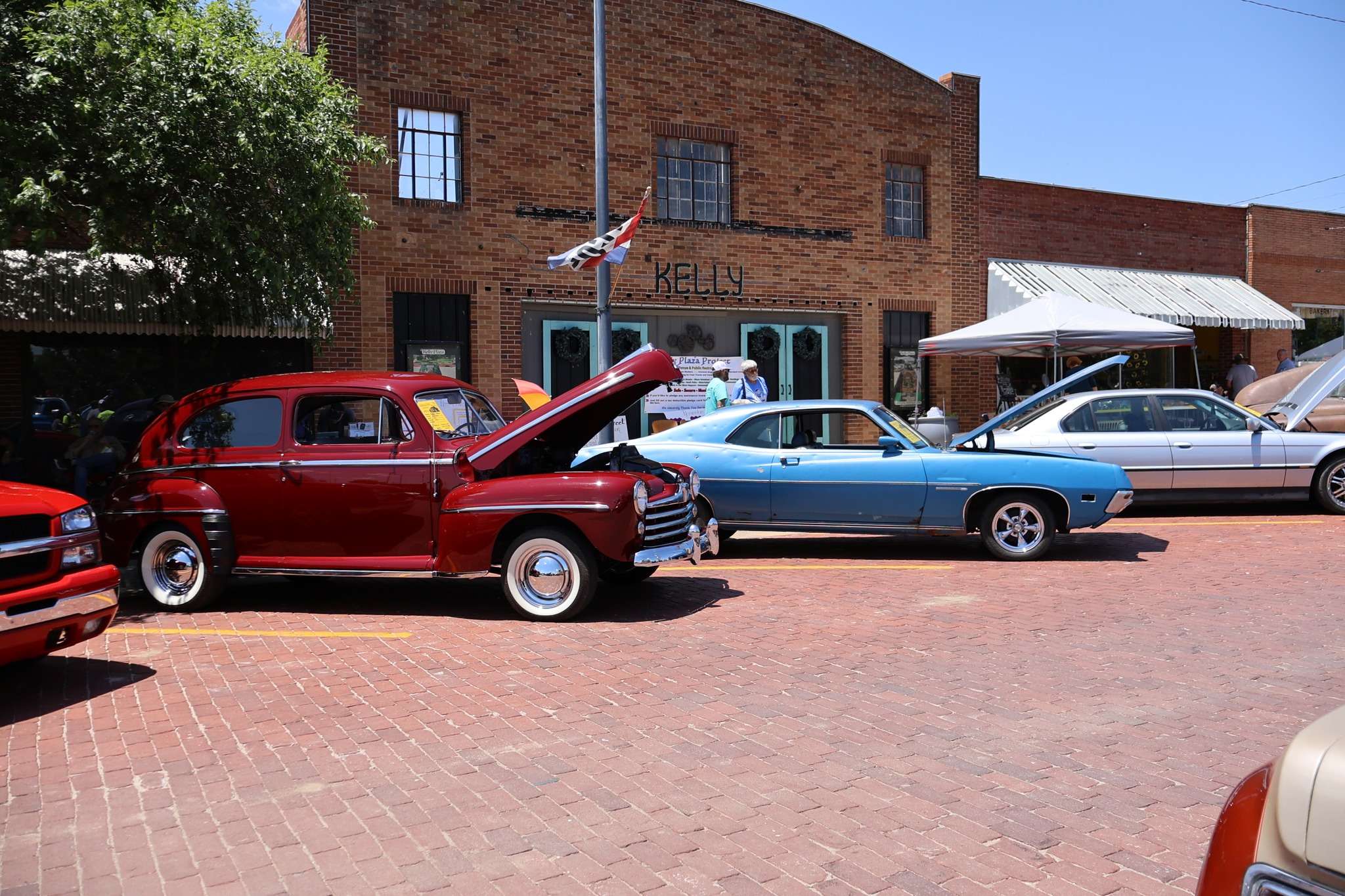Cars on display at the 2025 Buzzard Bash car show. Photo by Morgan Brown/Courtesy