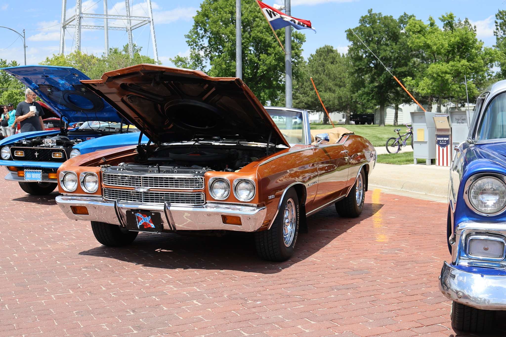 Cars on display at the 2025 Buzzard Bash car show. Photo by Morgan Brown/Courtesy