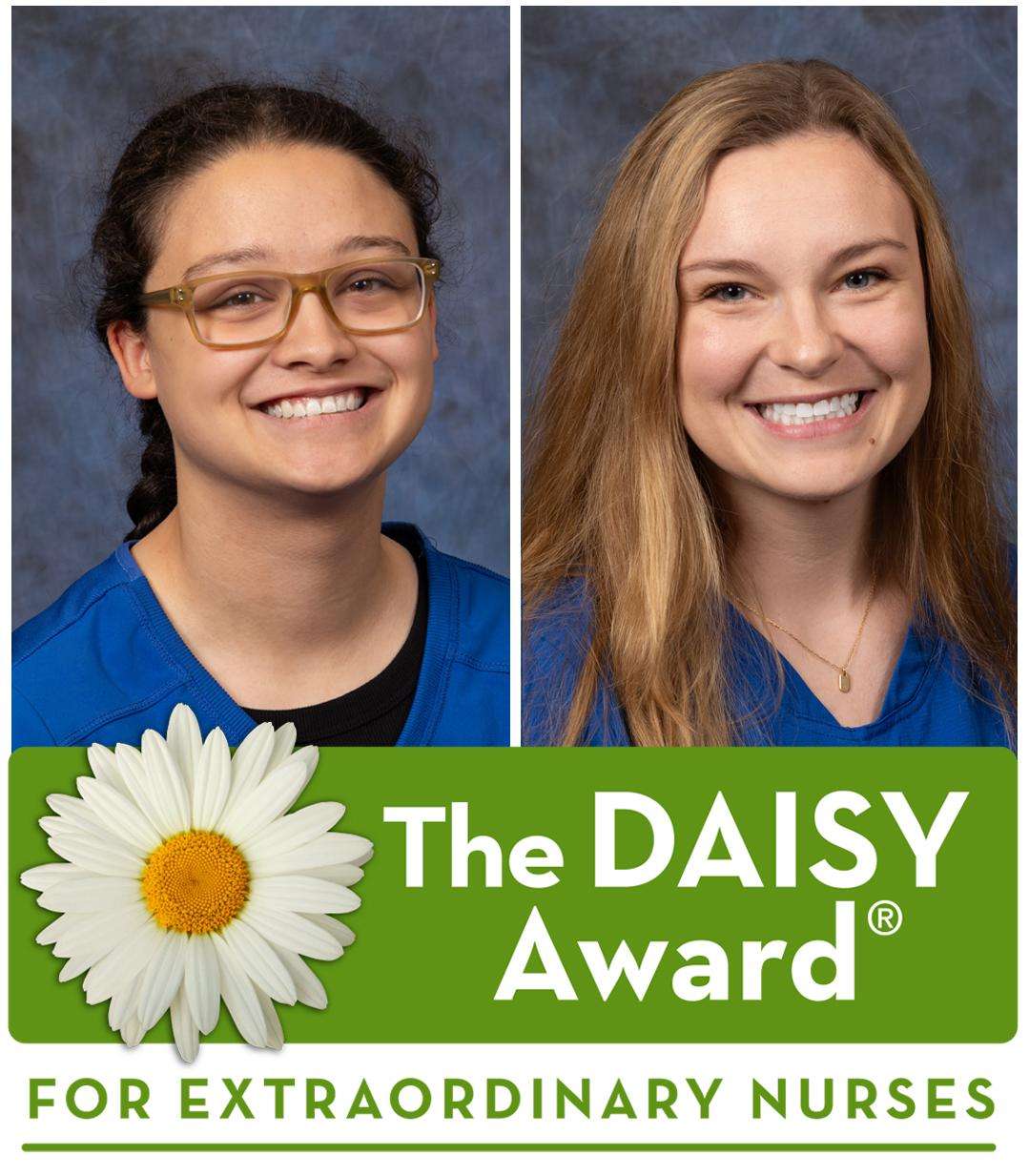 (From left) Barton Nursing students Olivia Herrman and Cecelia Barnard.
