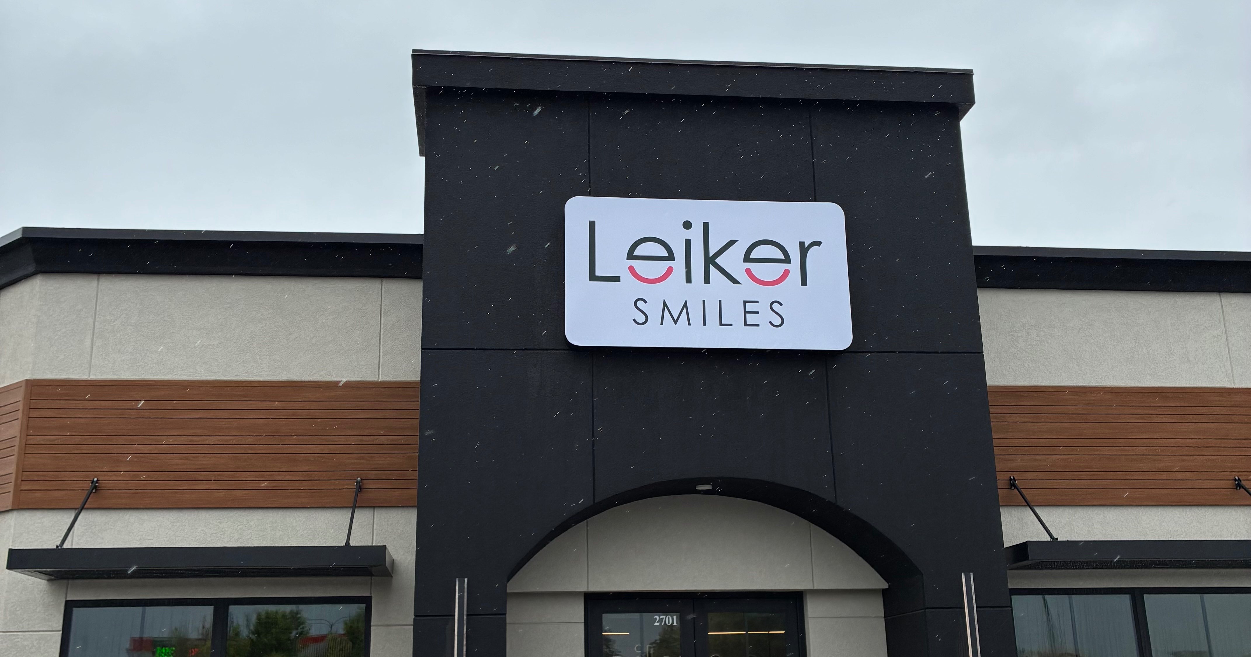 The exterior of Leiker Smiles at the corner of 27th and Hall, where the new dental office has opened its second location. Photo by Alin Hett/Hays Post.&nbsp;<br>