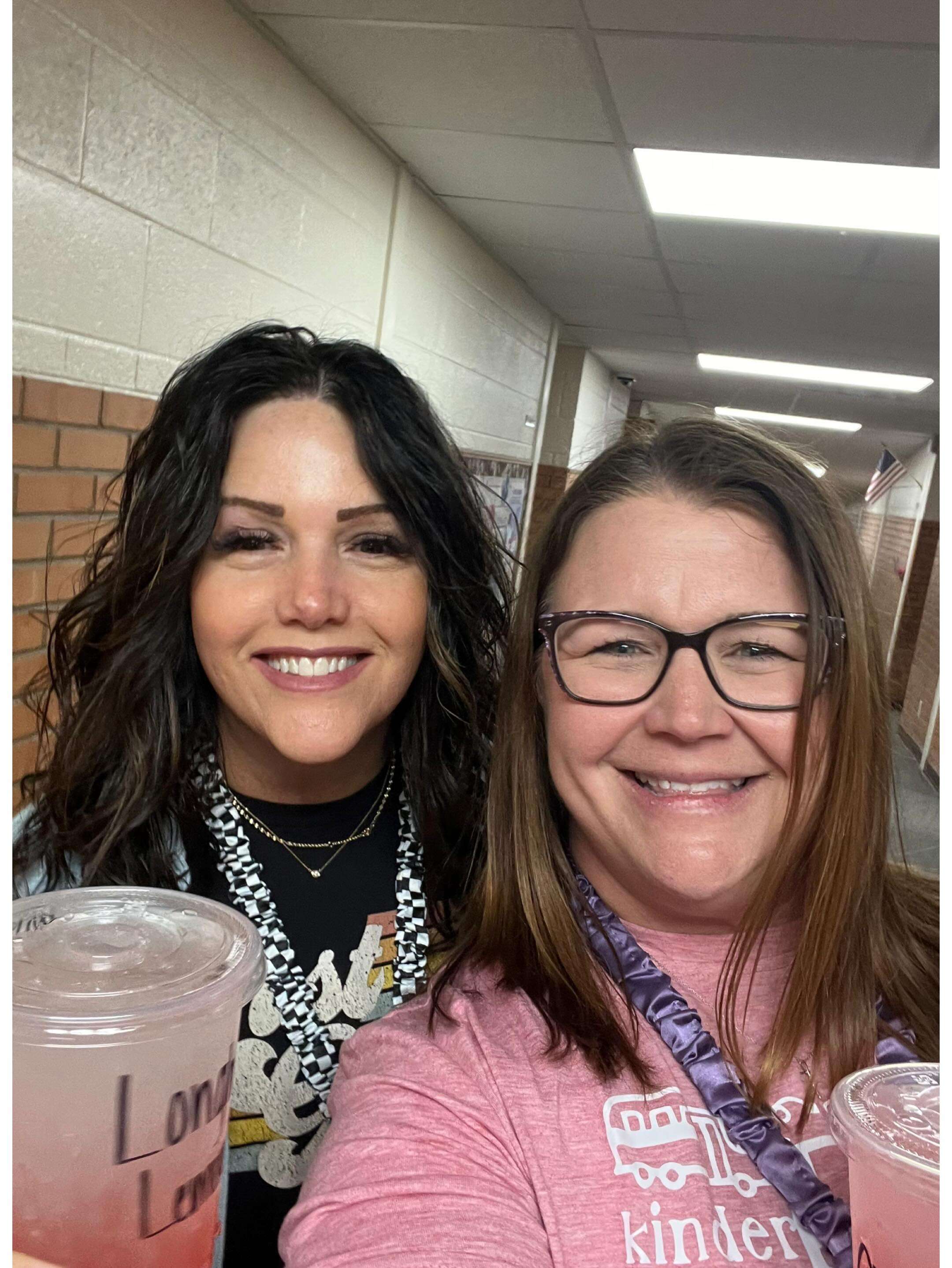 Wilson Elementary staff with Prairie Nutrition drinks from when school was still in session. Courtesy photo