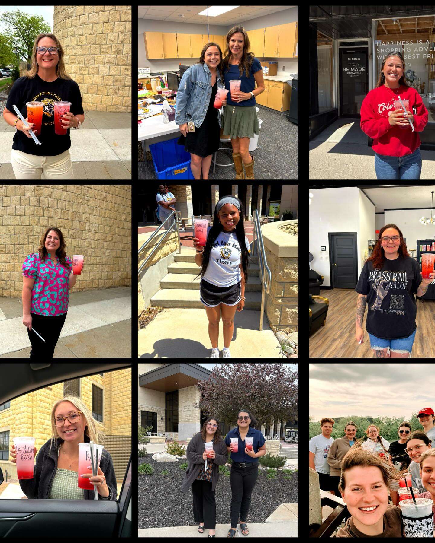 Customers that Jill Stephens has personally delivered to through Prairie Nutrition. Some of which are Fort Hays State University students Courtesy photo