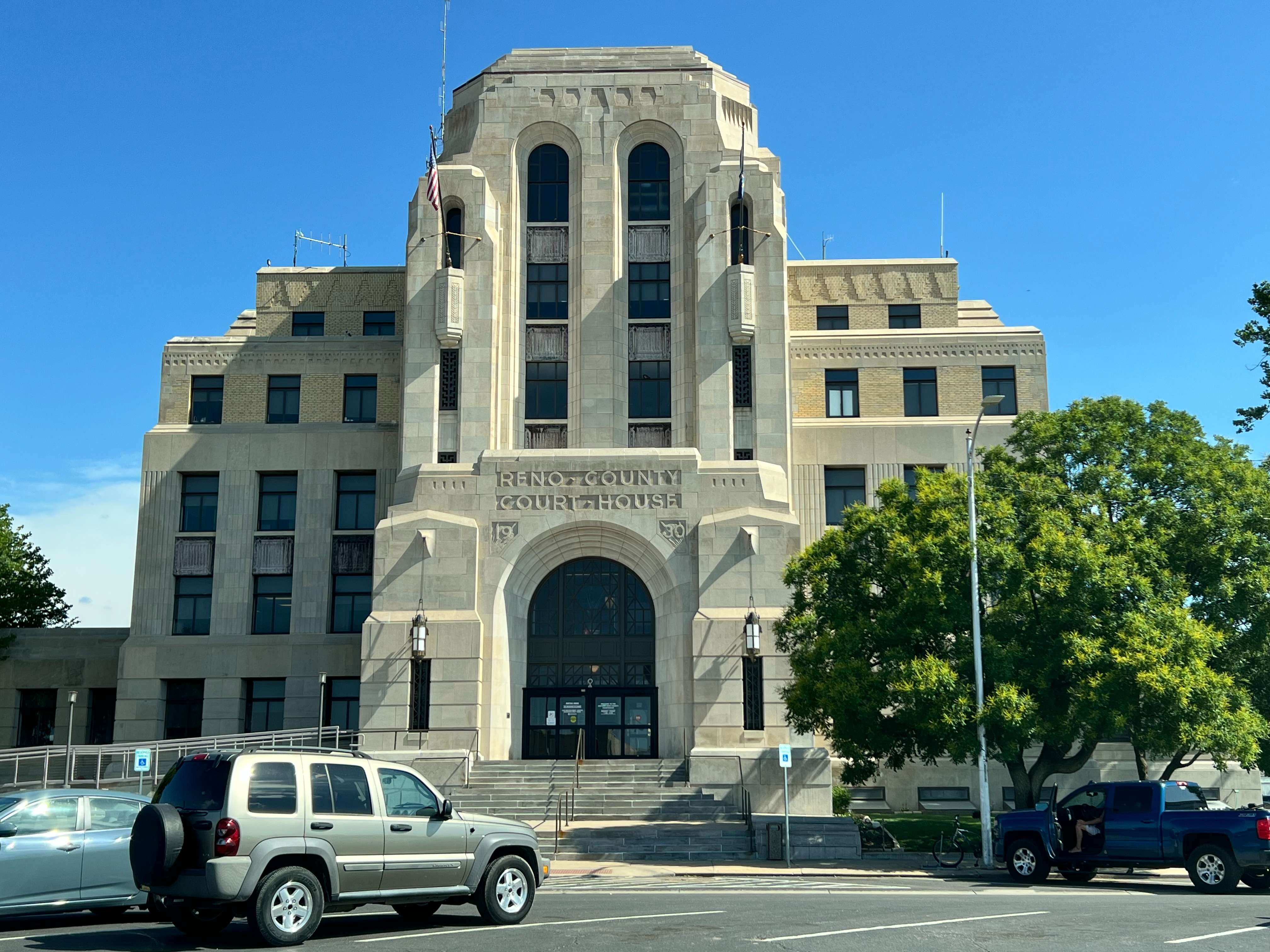 Reno County Courthouse, as seen on Monday, June 1, 2026. (Hutch Post Photo/Sean Boston)