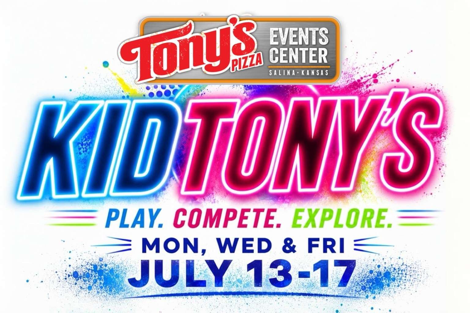KIDTONY'S graphic - Tony's Pizza Events Center