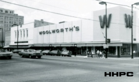 Toy Center - Woolworth's (1964-1980) - 2-10 N. Main - May 14, 1971. Courtesy of the Conard-Harmon Collection.