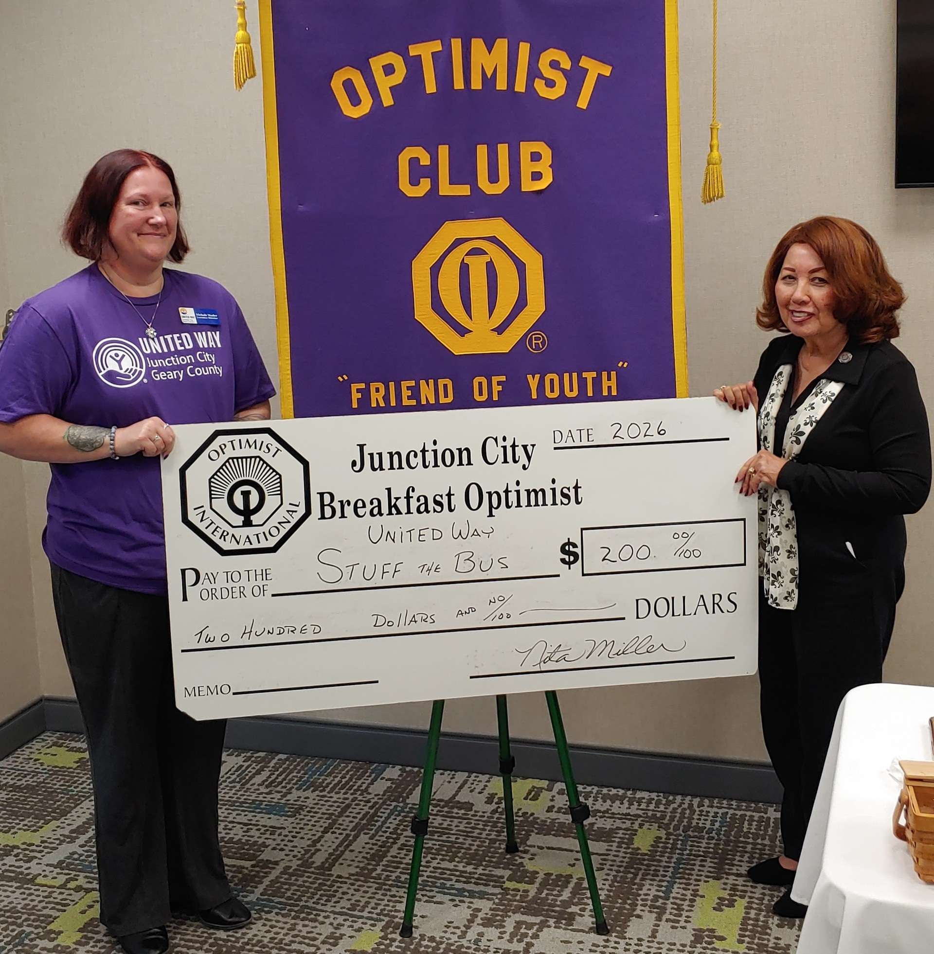 ( L-R ) Nicole Mader and Nita Miller