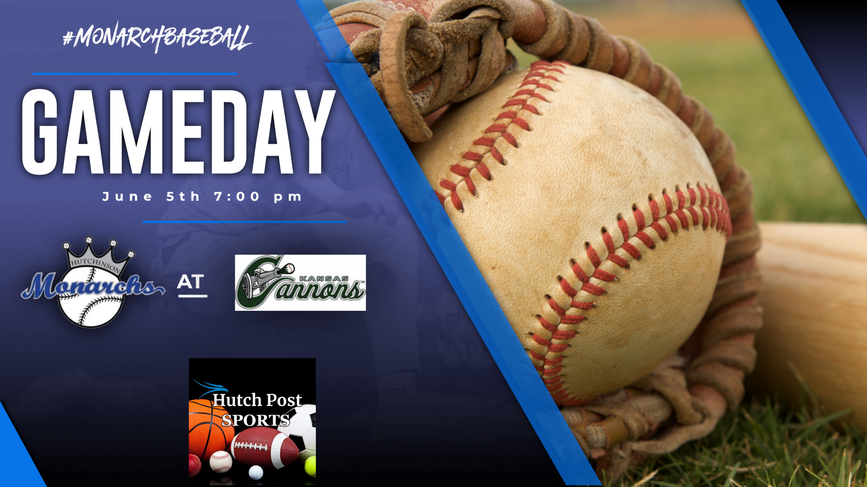 Hutchinson Monarchs travel to Augusta to match up with the Kansas Cannons tonight. Live video stream is available on the Kansas Cannon YouTube Channell