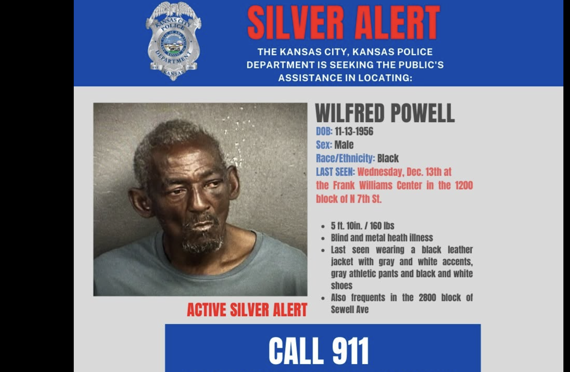 From the original Silver Alert-KCK Police
