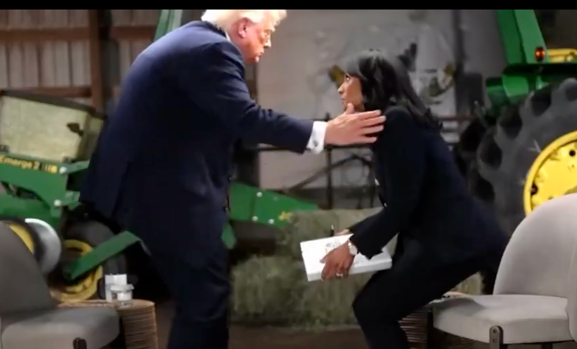 Image from NBC video released by the White House 