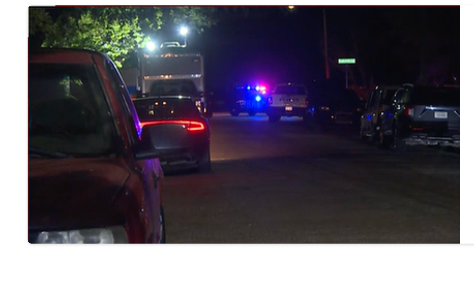 Police on the scene of the shooting Sunday -photo courtesy KWCH