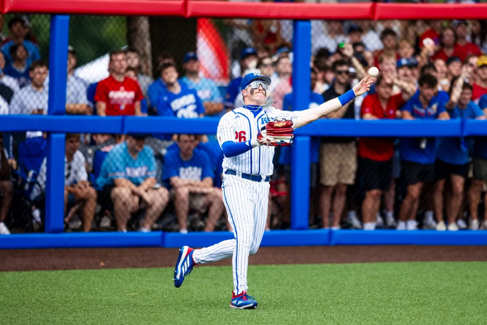 Kansas Falls in Lawrence Super Regional Opener
