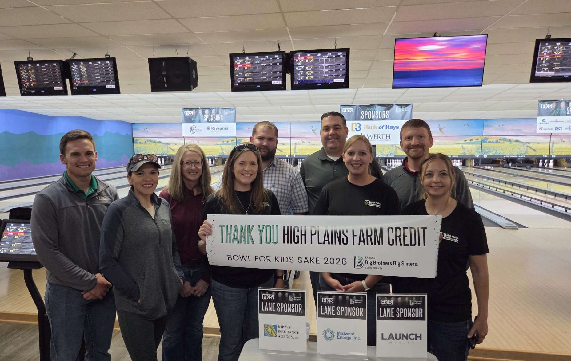 High Plains Farm Credit, top fundraising business and winner of the traveling trophy. Courtesy photo