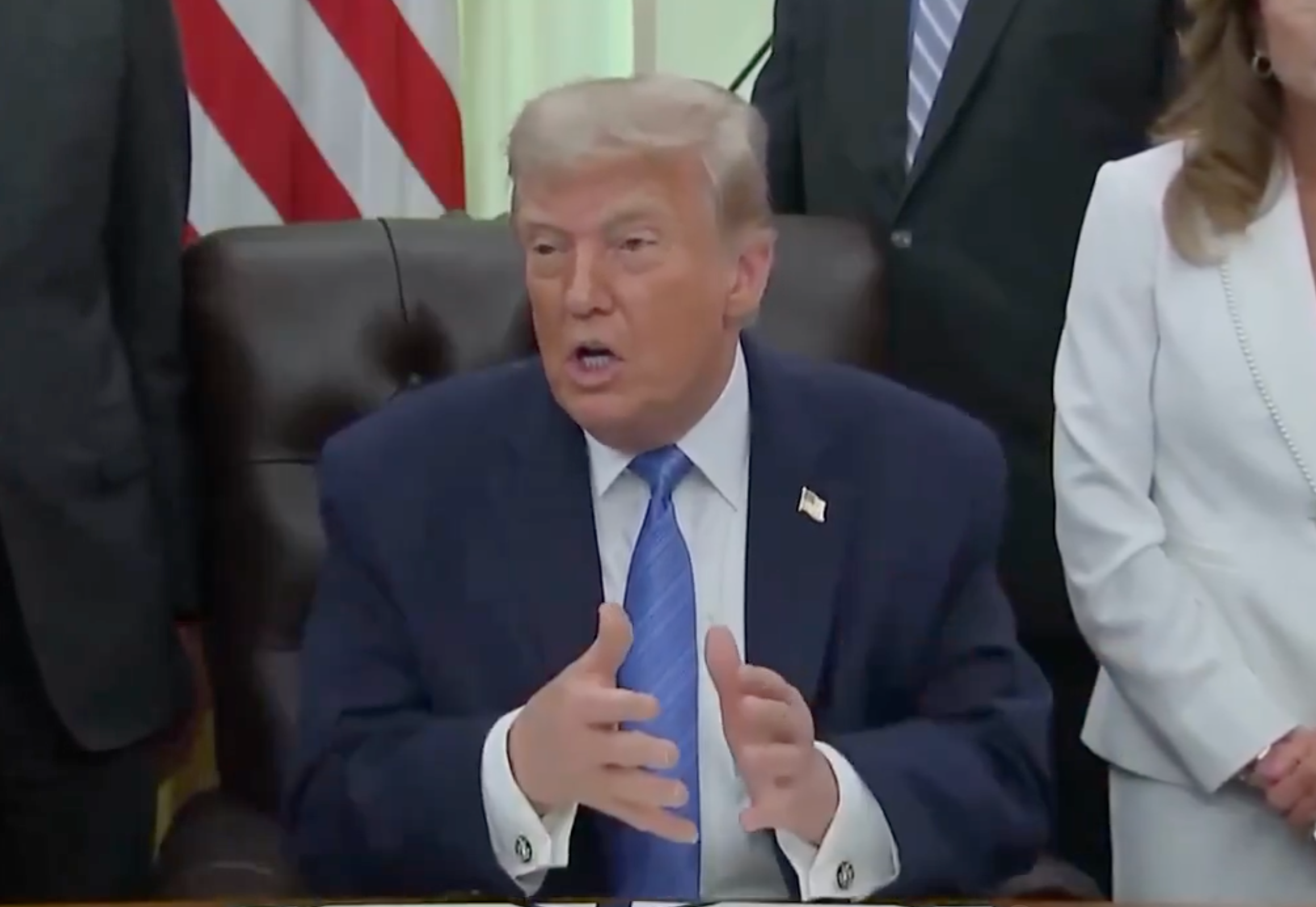 🎥President Trump: U.S. taking 'millions of barrels' of oil out of Iran