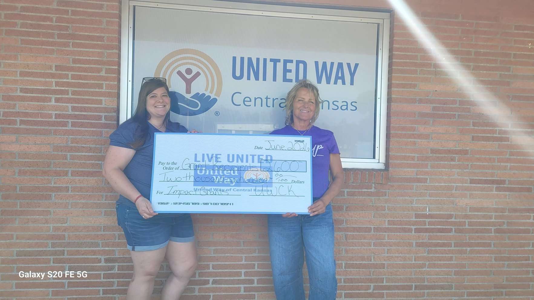 United Way of Central Kansas awards $2,600 in Impact Grants to five local nonprofits