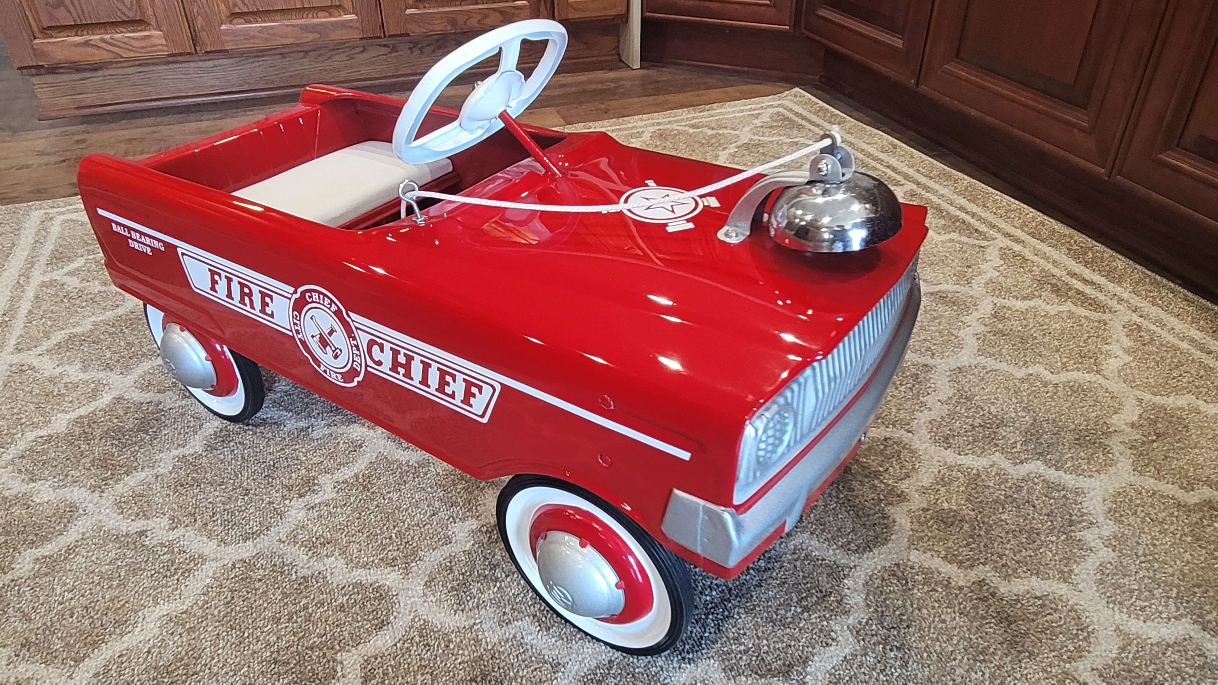 A restored Fire Engine Pedal Car is up for bids Saturday as part of the 11th-annual Thunder on the Plains 