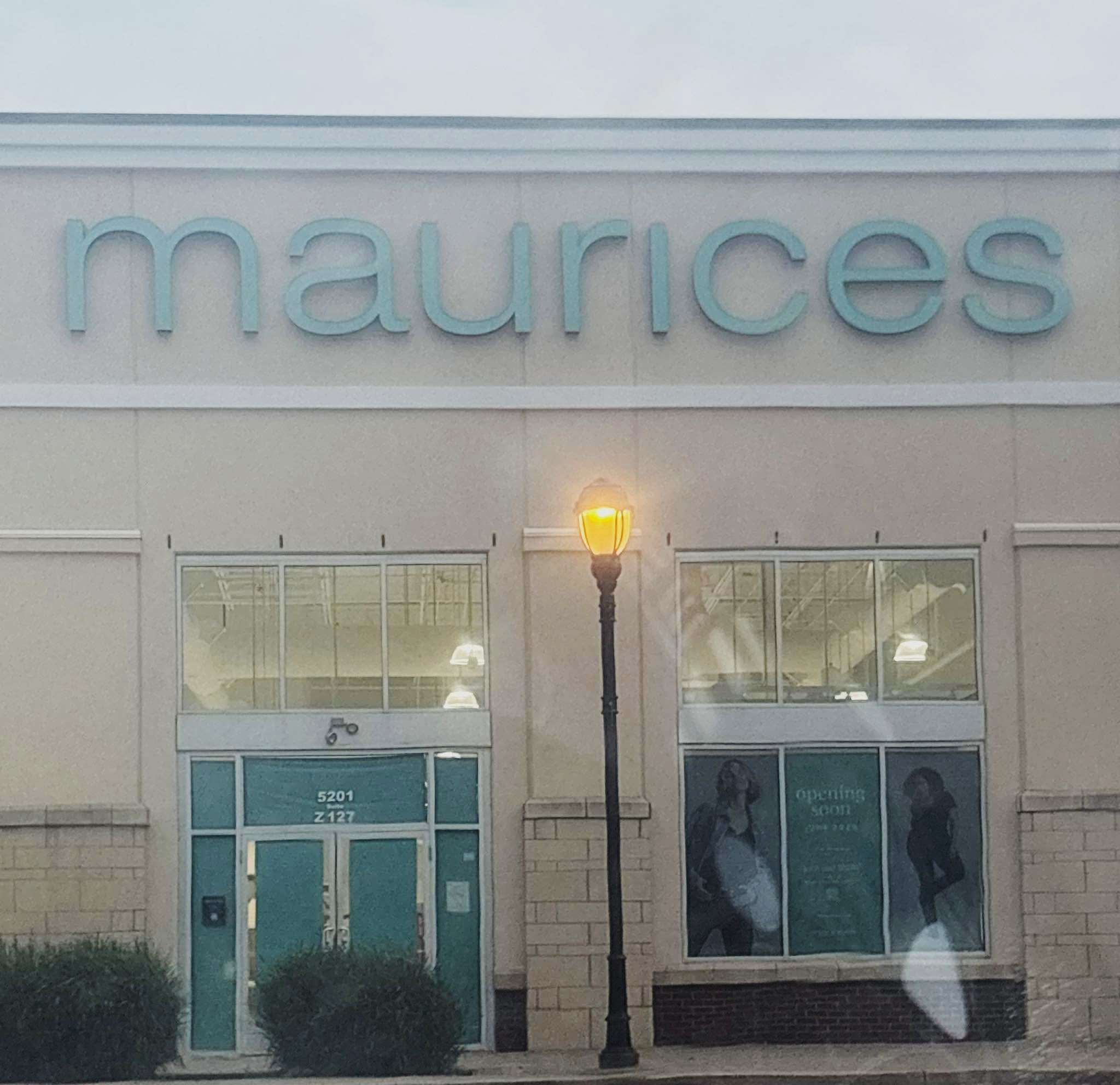 The new Maurice's storefront at the Shoppes at North Village.