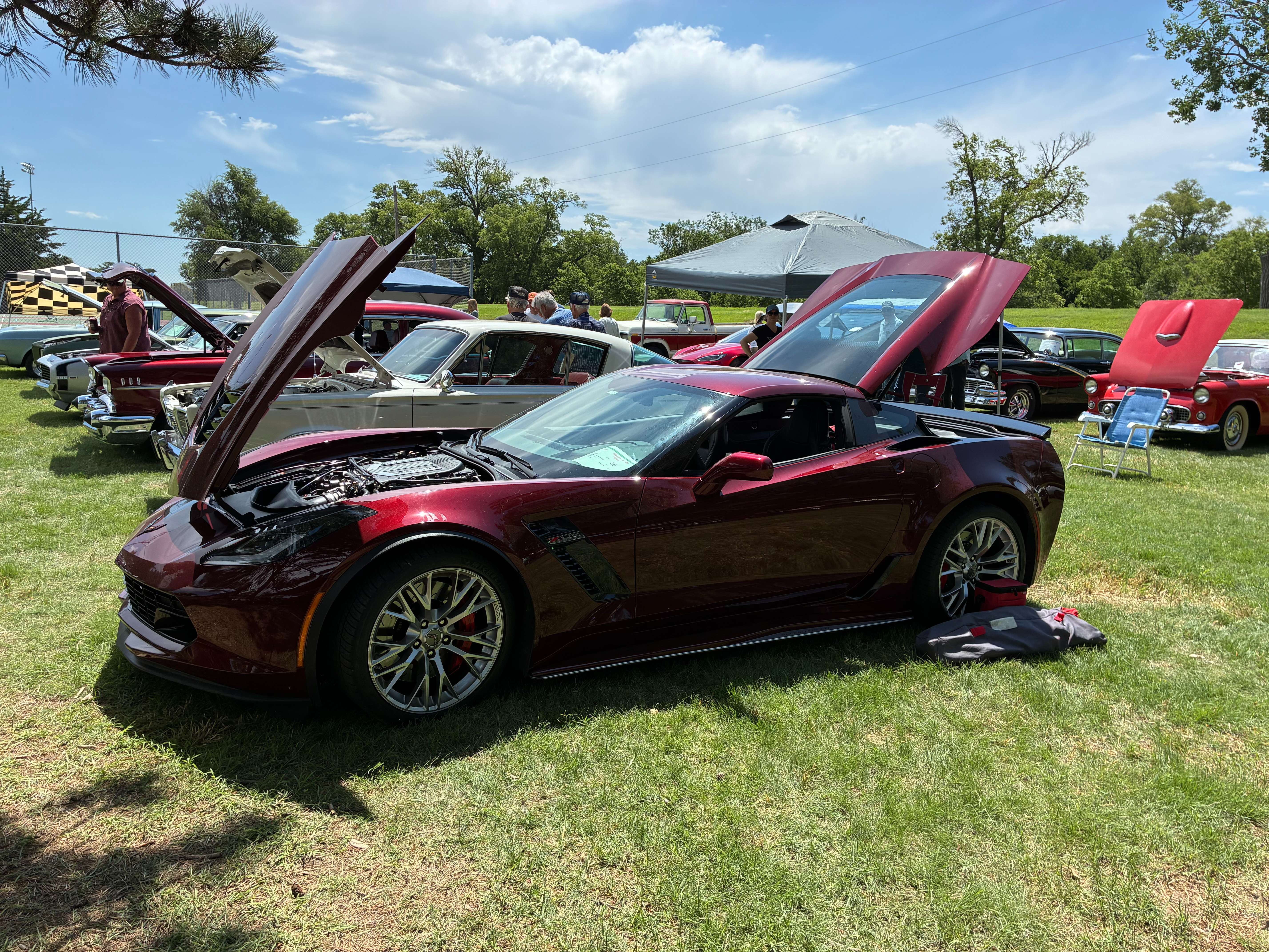 A 2016 Chevy Corvette 206 coupe from owner Jim Gruver. Photo by Alin Hett/Hays Post