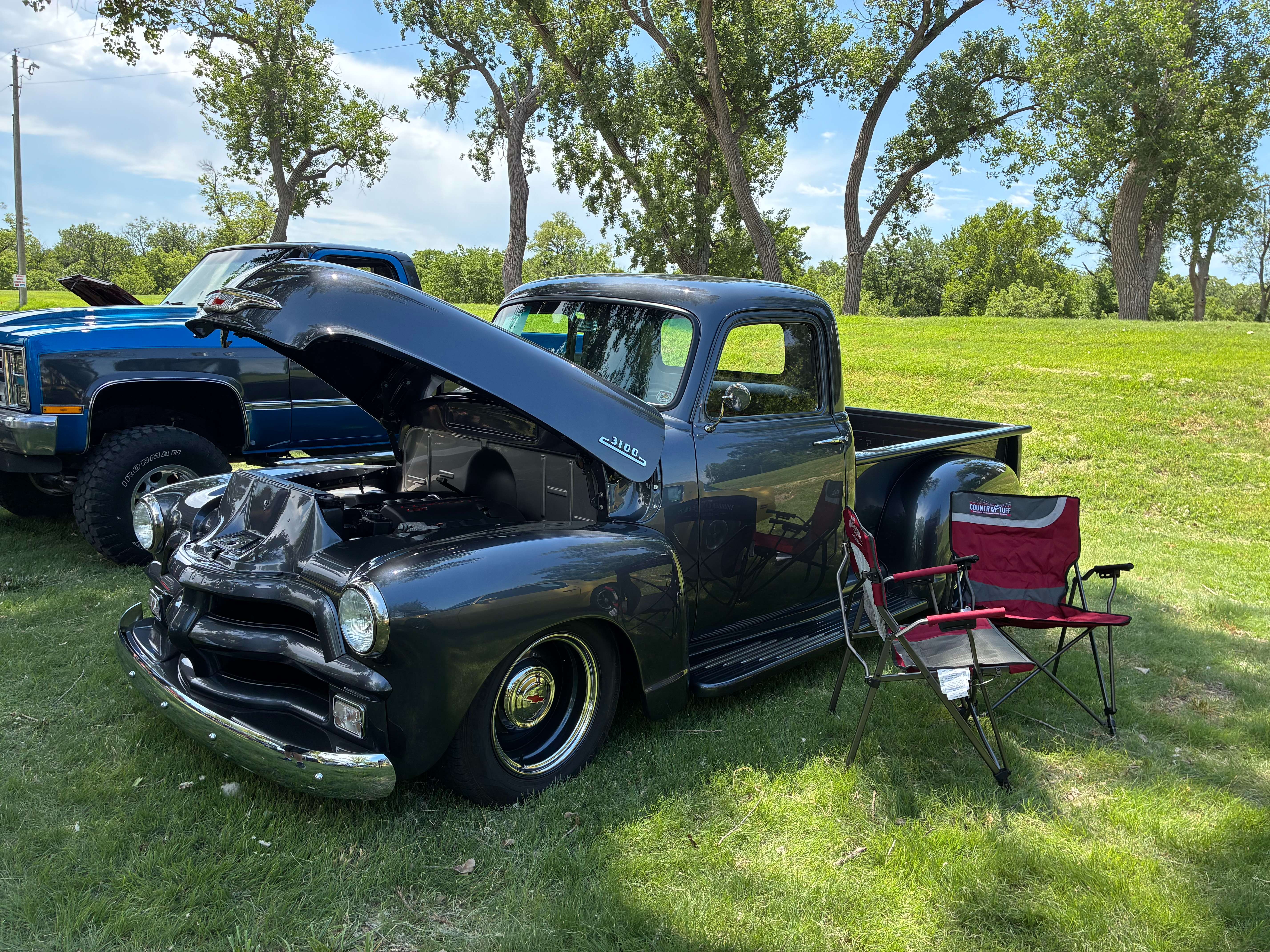 A 1954 Chevrolet 3100 1/2 ton pickup from owner Lynn Kinderknecht. Photo by Alin Hett/Hays Post