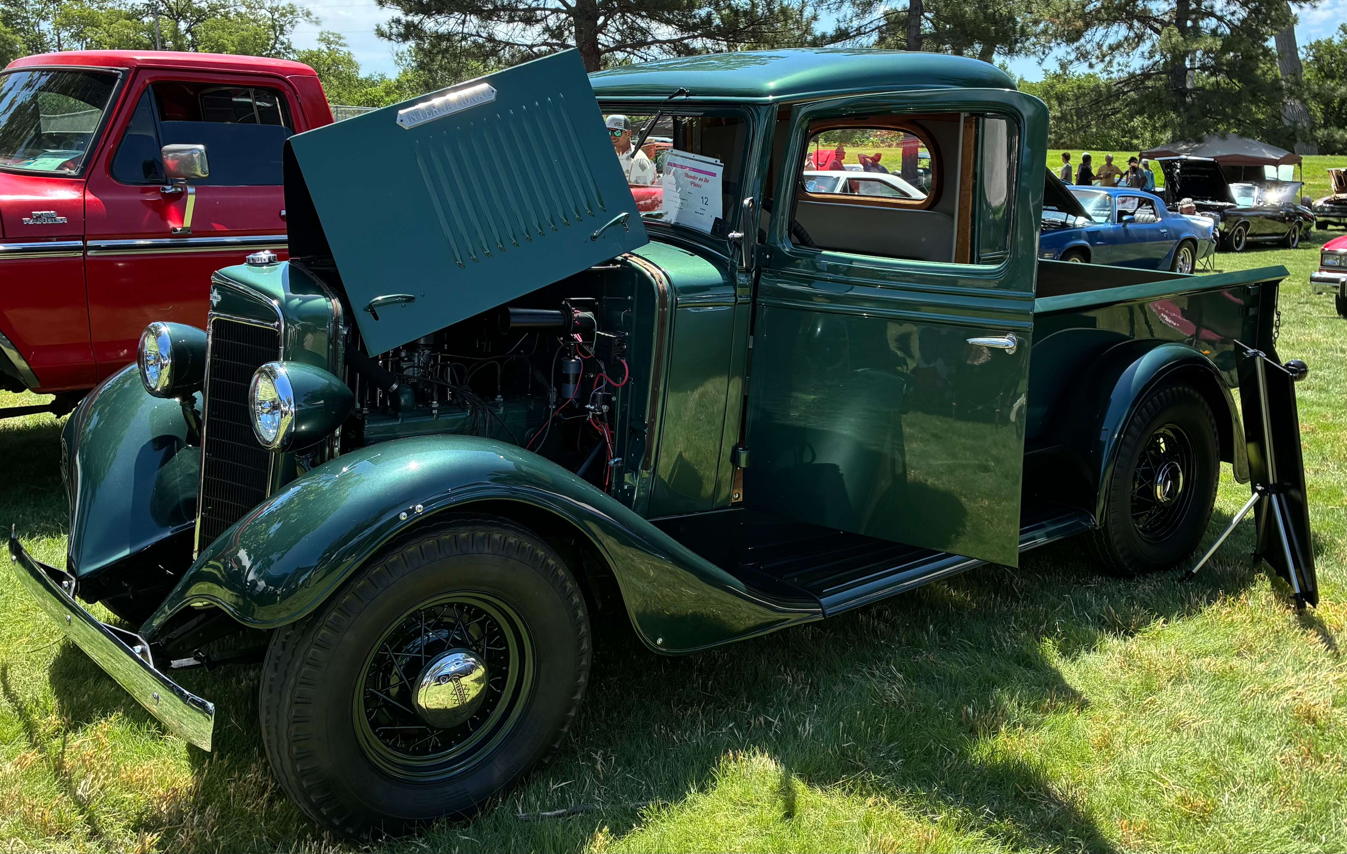 A 1936 International C-1 from owner Chad Barton. Photo by Alin Hett/Hays Post