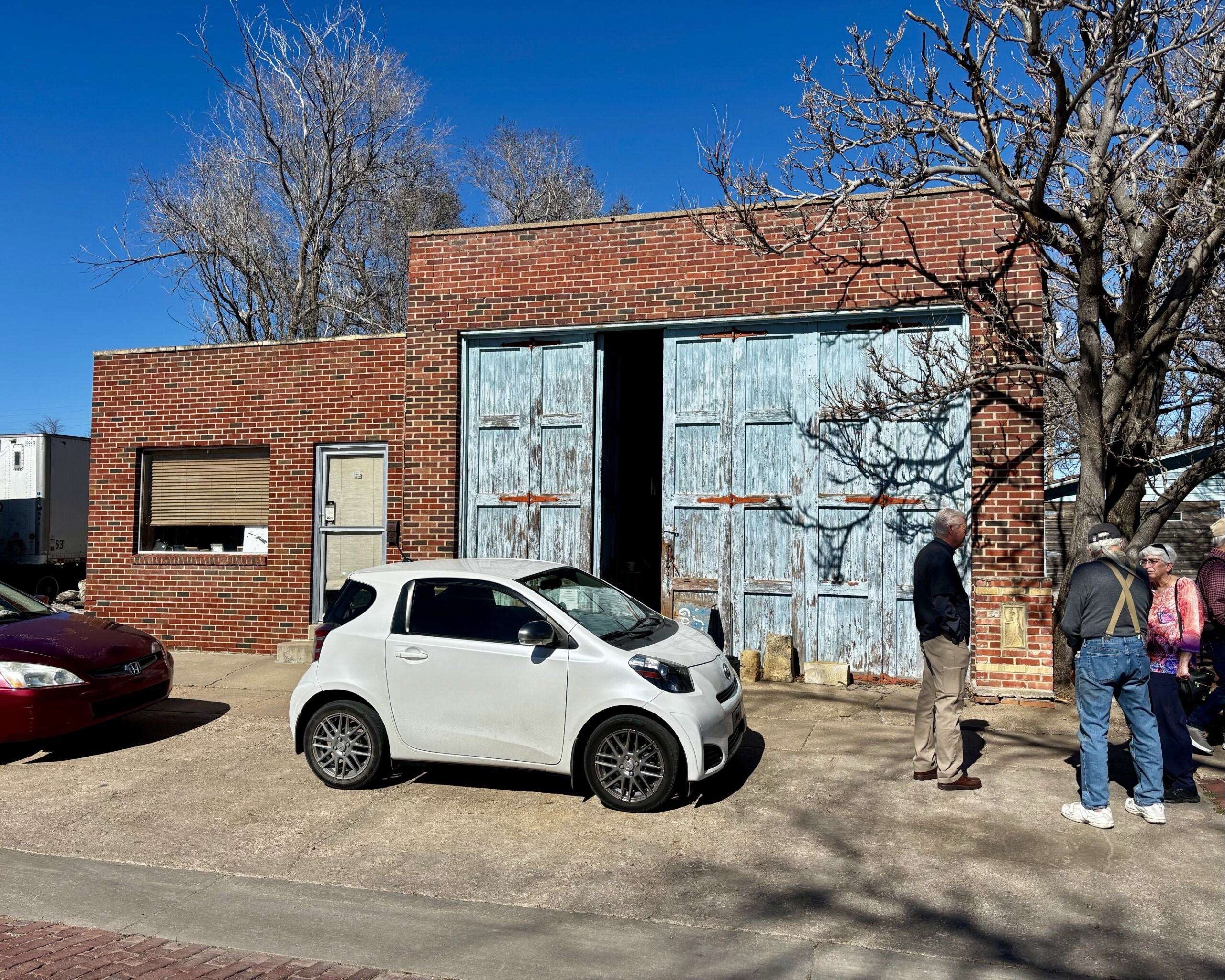 Pete Felten's workshop and his father's office. Photo by Tony Guerrero/Hays Post<br>