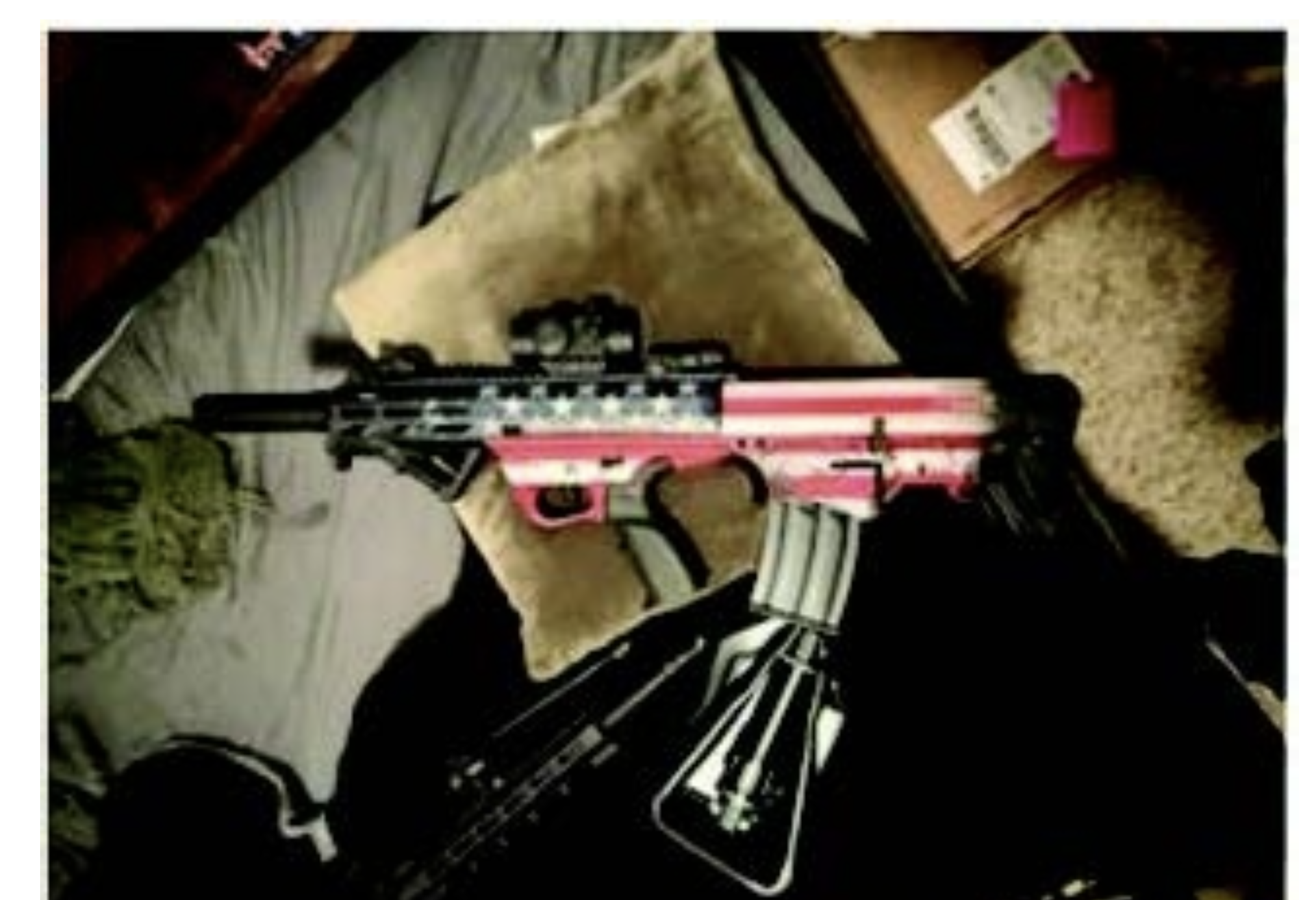 A photo of Proper’s gun, from the complaint filed in the Central District of California.