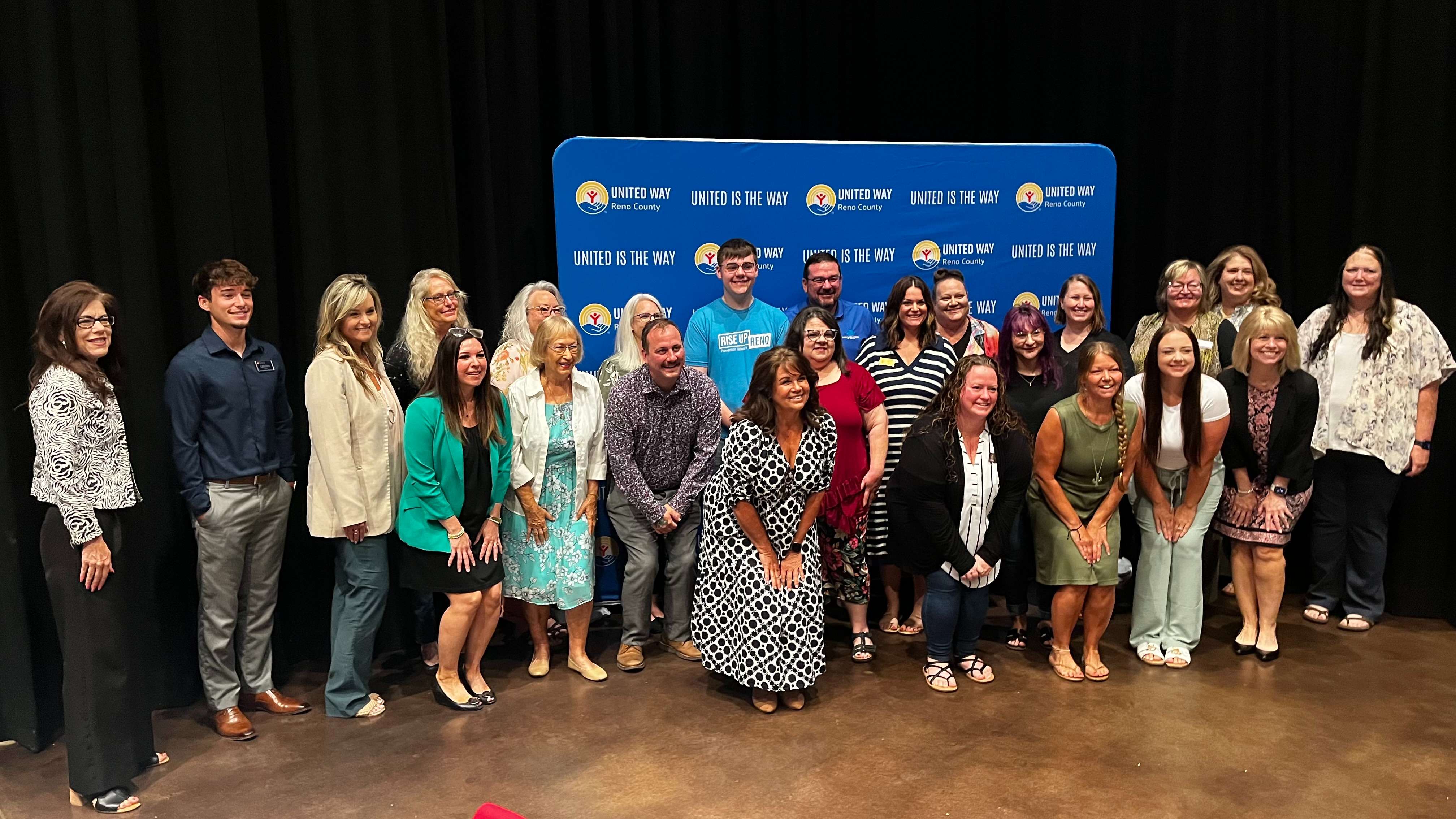 Recipients and volunteers for the Youth Opportunity category. (Hutch Post photo)