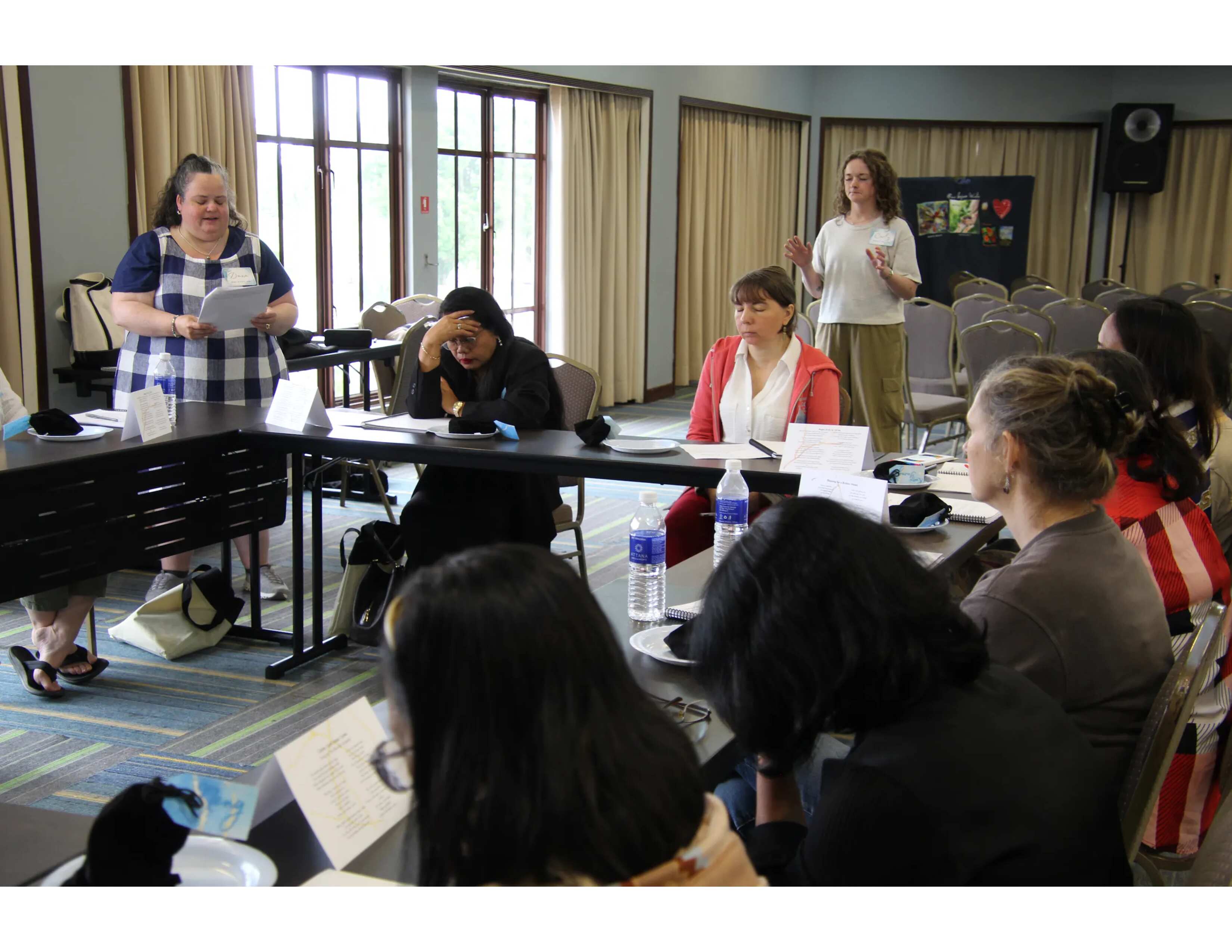 Reflection session. Photo courtesy of Come before Winter