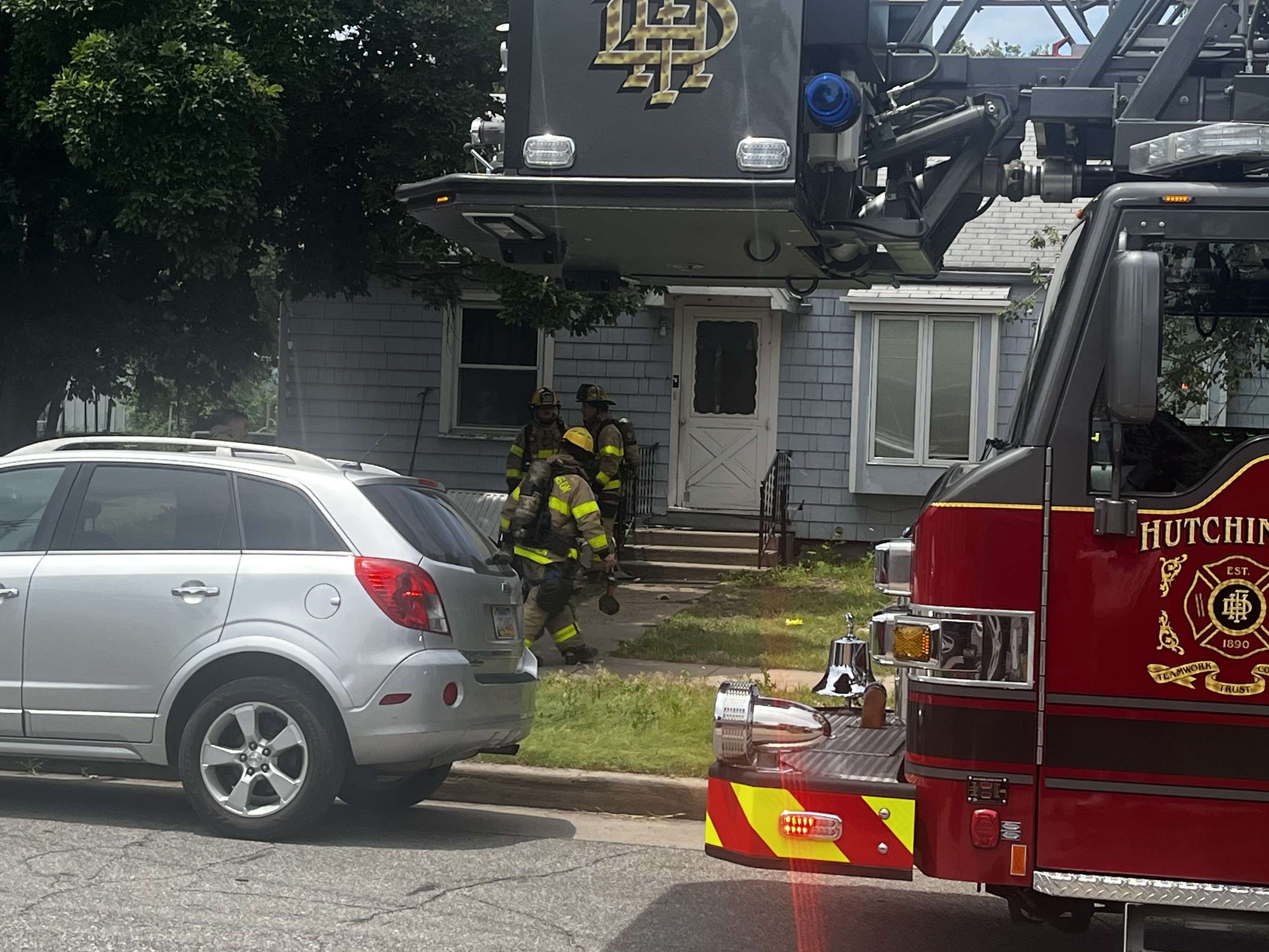 1700 block of North Madison (Hutch Post photo) Hutchinson Fire Department