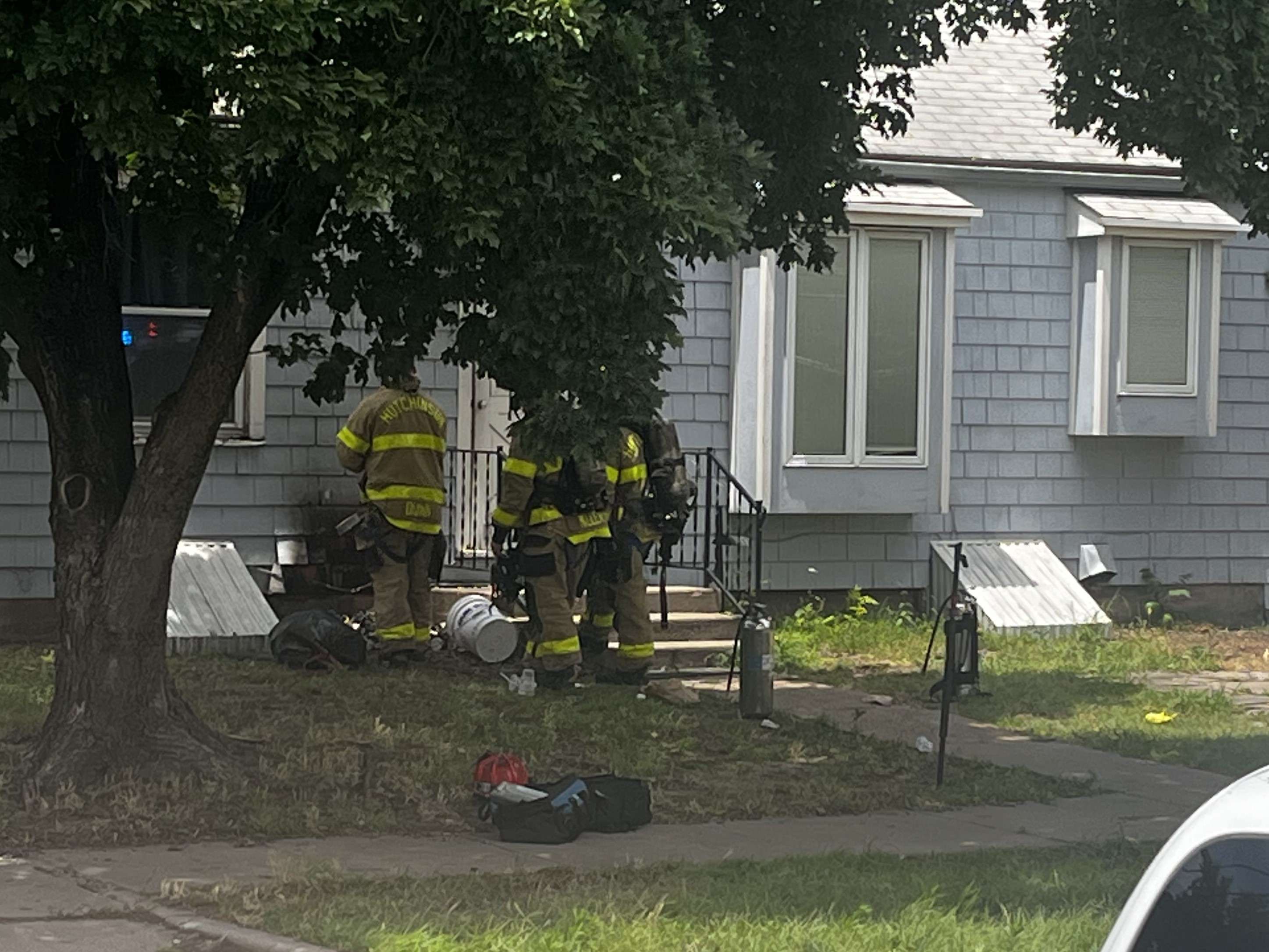 1700 block of North Madison (Hutch Post photo) Hutchinson Fire Department