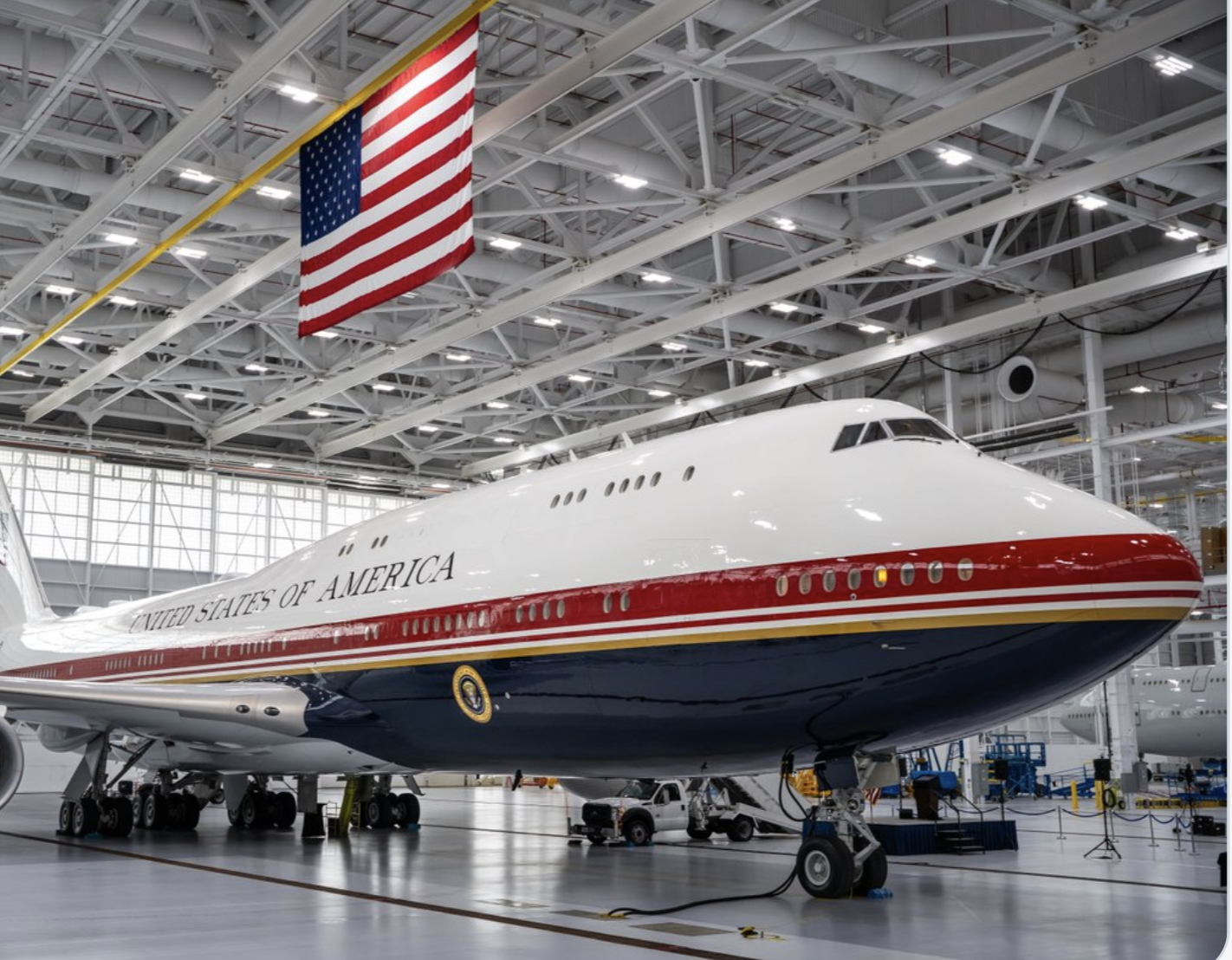 New Air Force One, $400 million gift from Qatar, unveiled by military