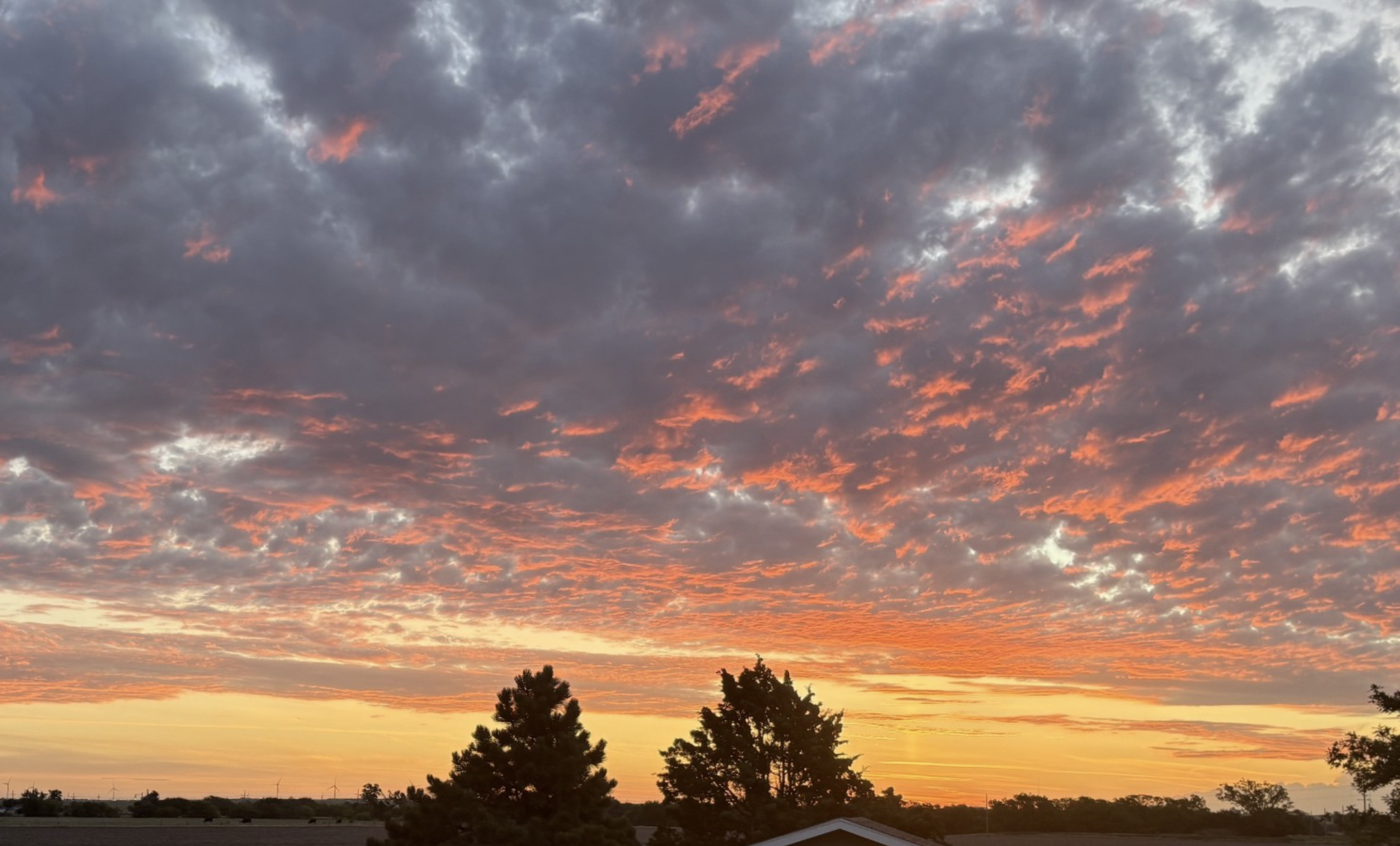 Post photo. Sunrise in Western Kansas June 17, 2026