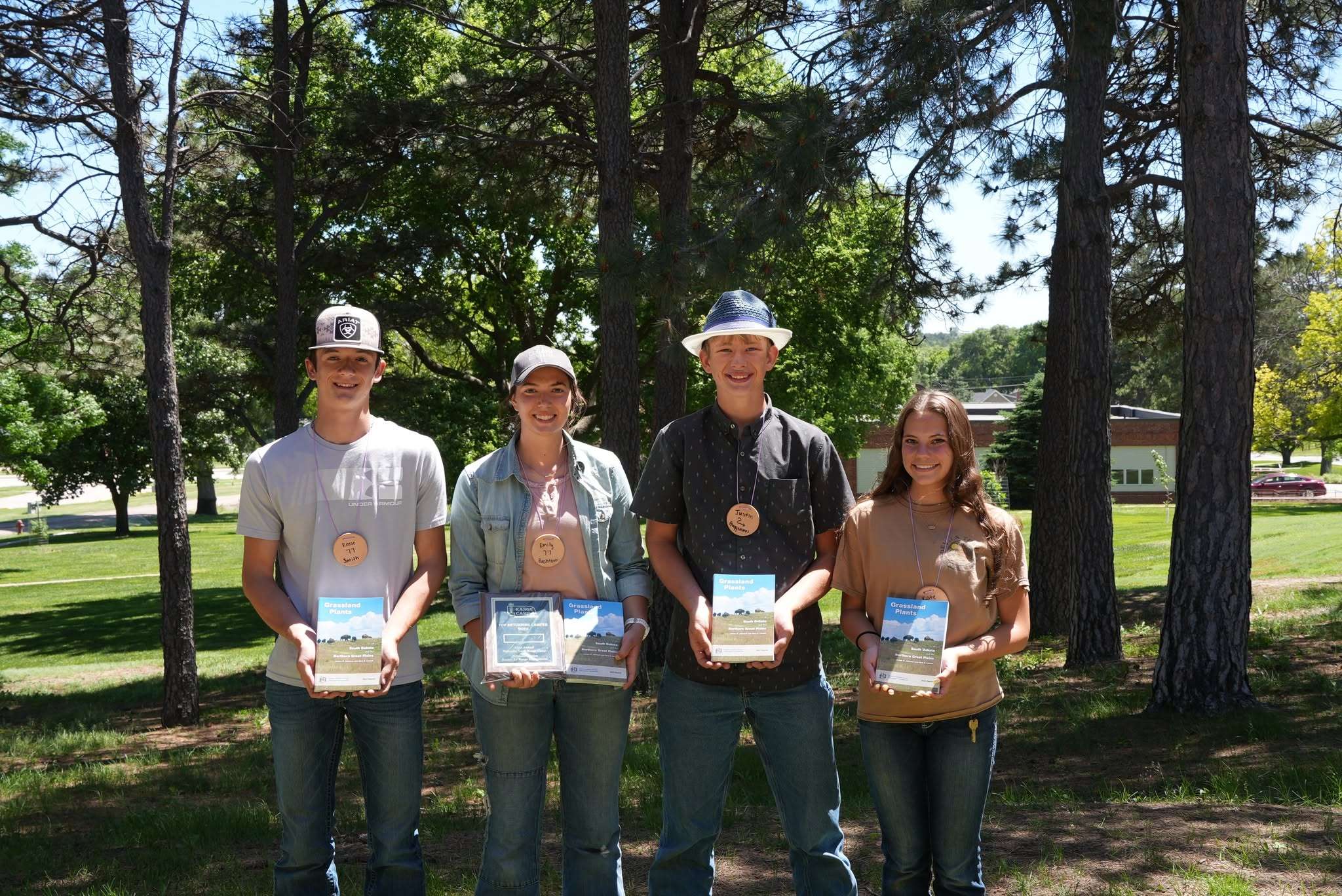 Top Returners L-R: Reese Smith (3rd Place), Emily Bashtovoi (1st Place), Justin Guggenmos (2nd Place), Kate  Barenberg (4th Place