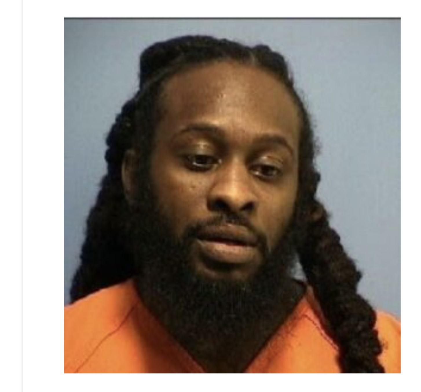Landor photo from his arrest in 2018- photo 22nd Judicial District