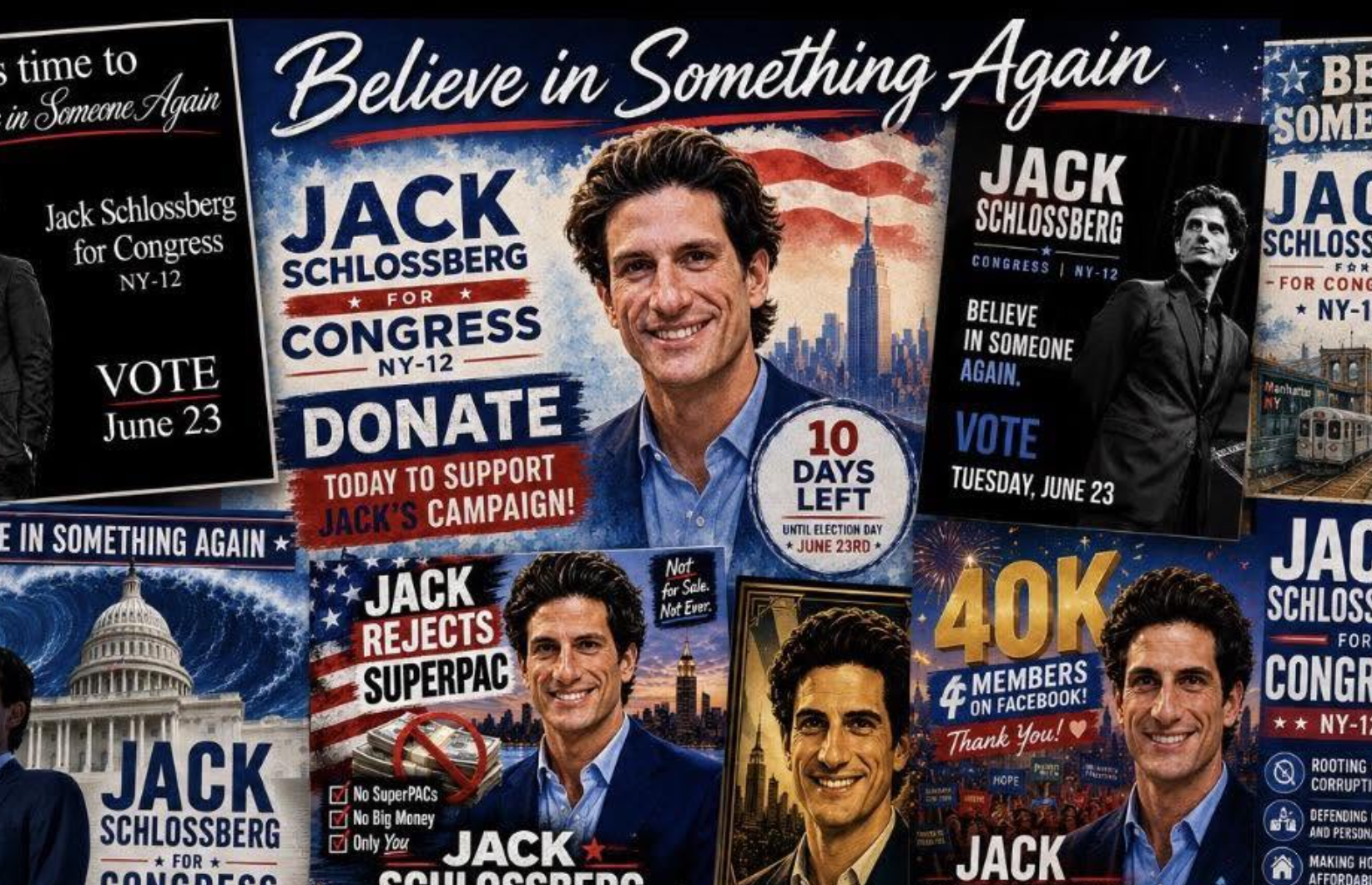 Jack Schlossberg image from the campaign social media page