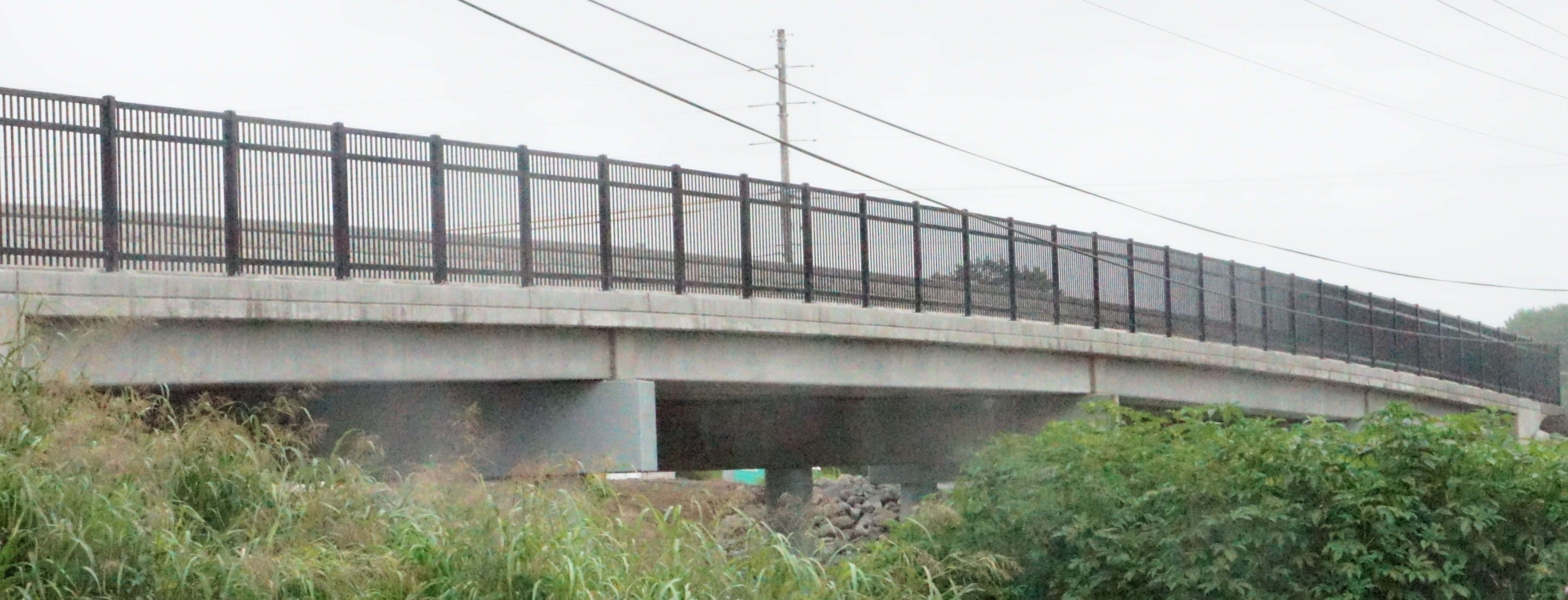 The new Gene Field Road bridge project is nearly completed and is set to open next week/ Photo by Matt Pike