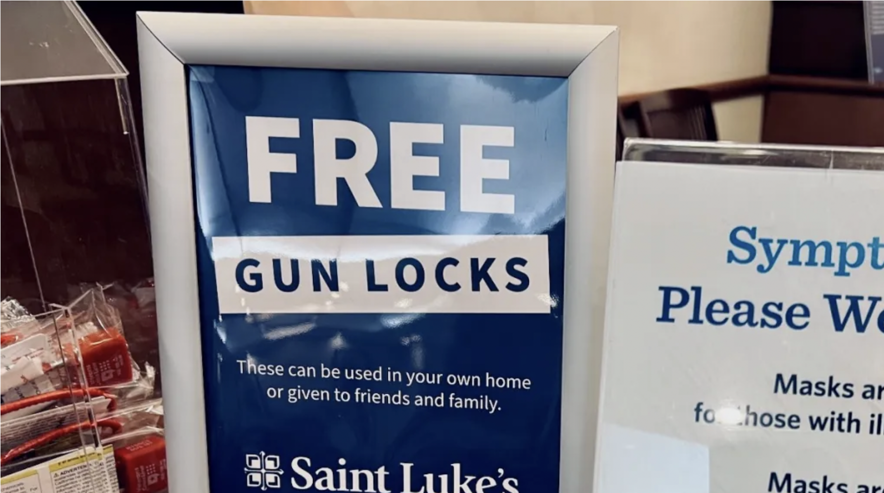 Since last fall when St. Luke’s started giving out free gun locks, it has distributed more than 17,000 (Suzanne King/The Beacon).